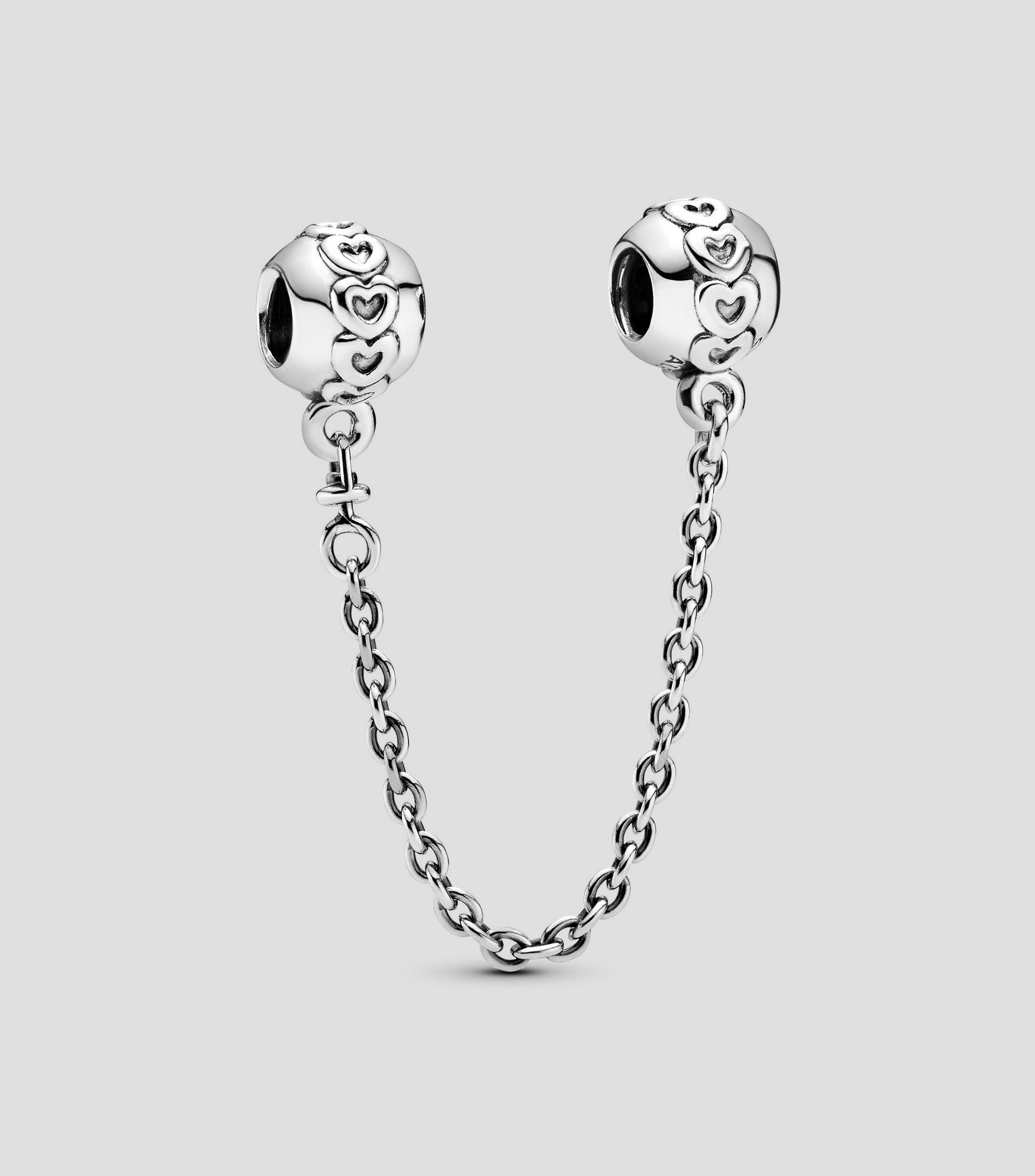 Charm Cadena de Seguridad en plata Mujer