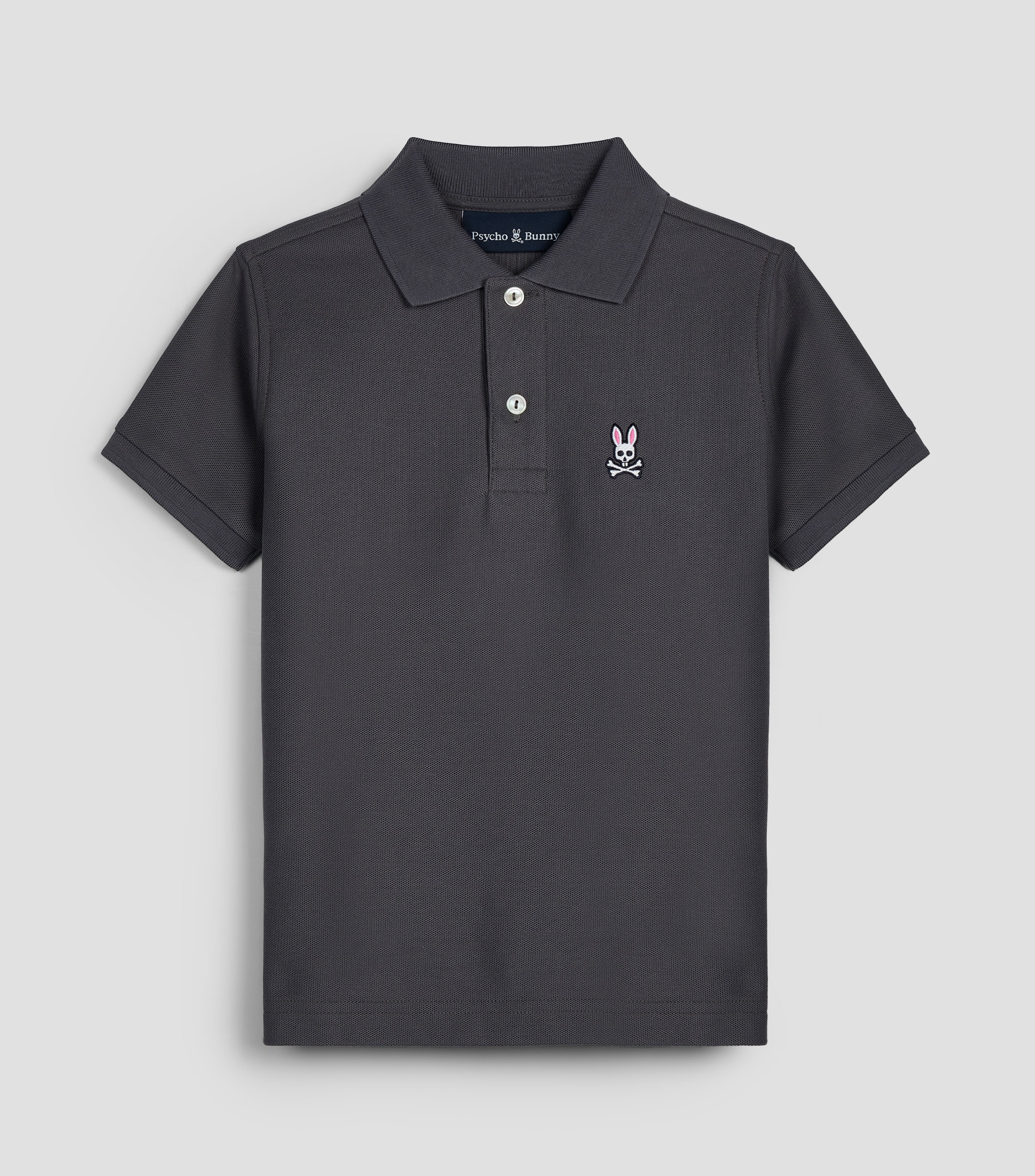 Playera tipo polo manga corta lisa Niño
