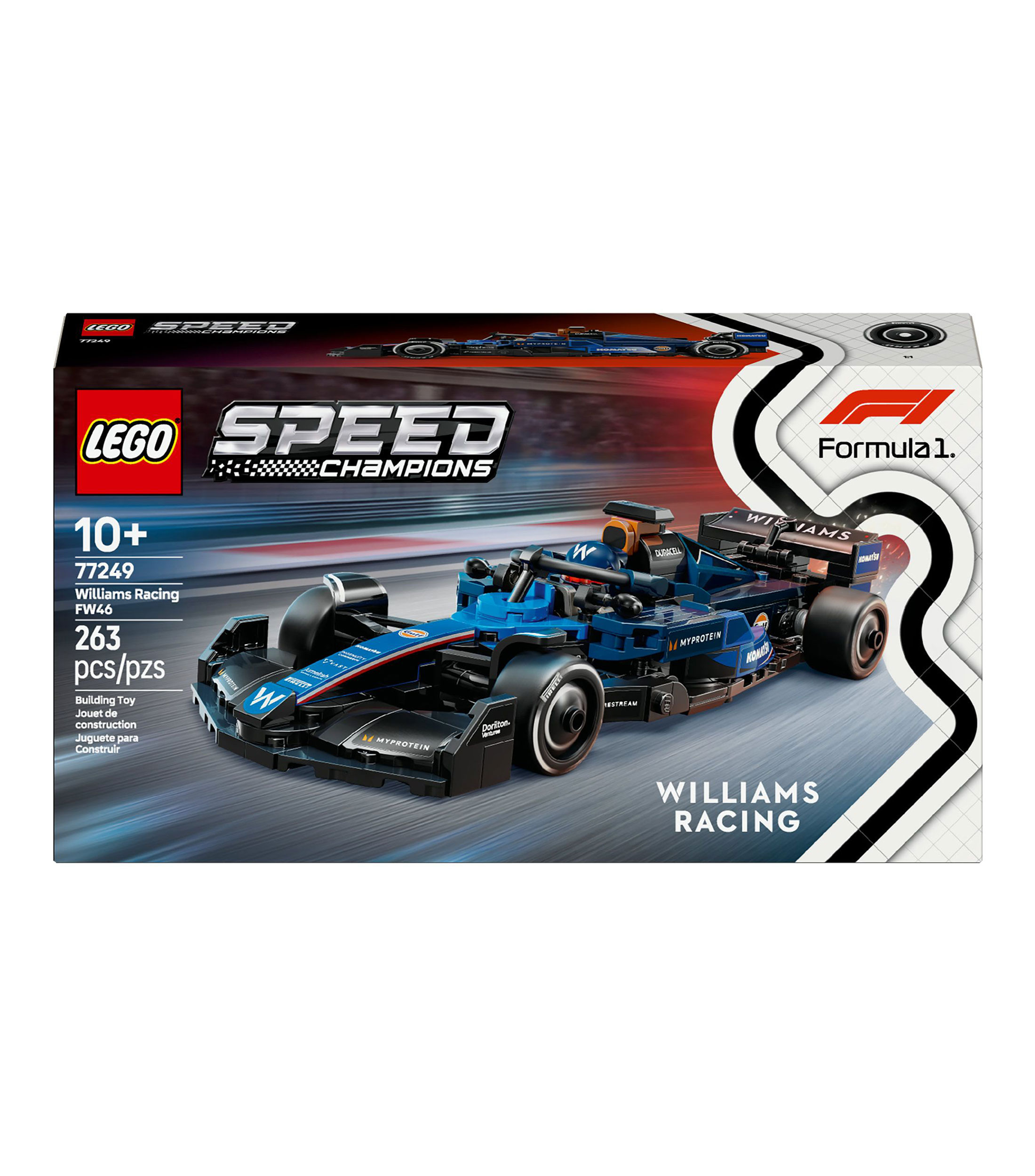 Lego Speed Champions Auto de Carreras Williams Racing FW46 F1 77249