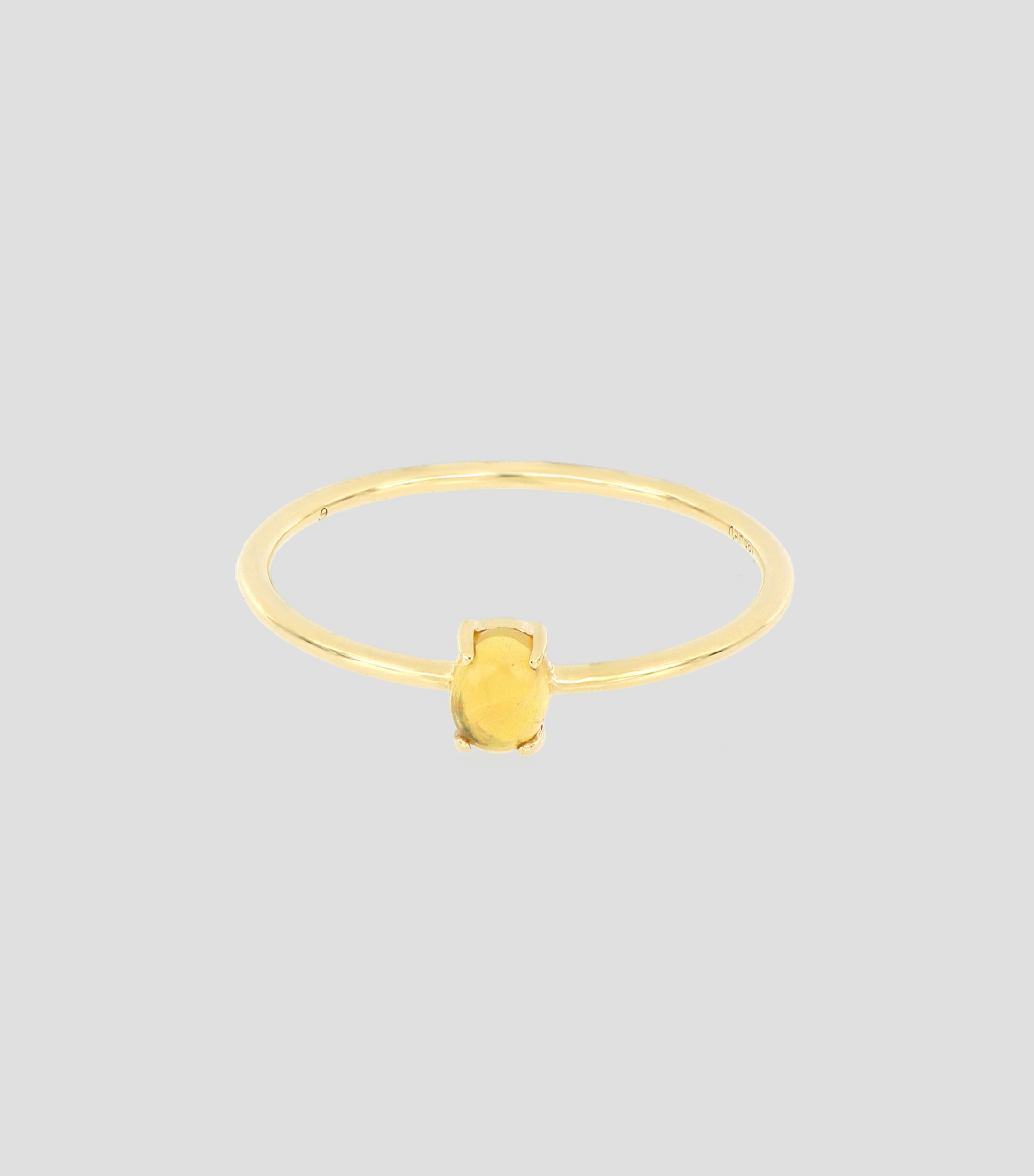 Anillo en oro 18 Kts con opalo Mujer