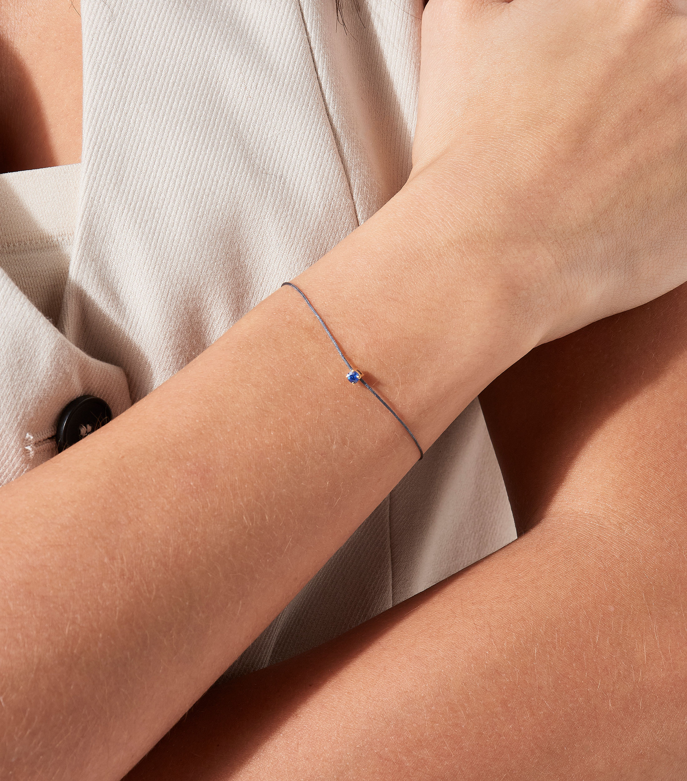 Pulsera con zafiro Mujer
