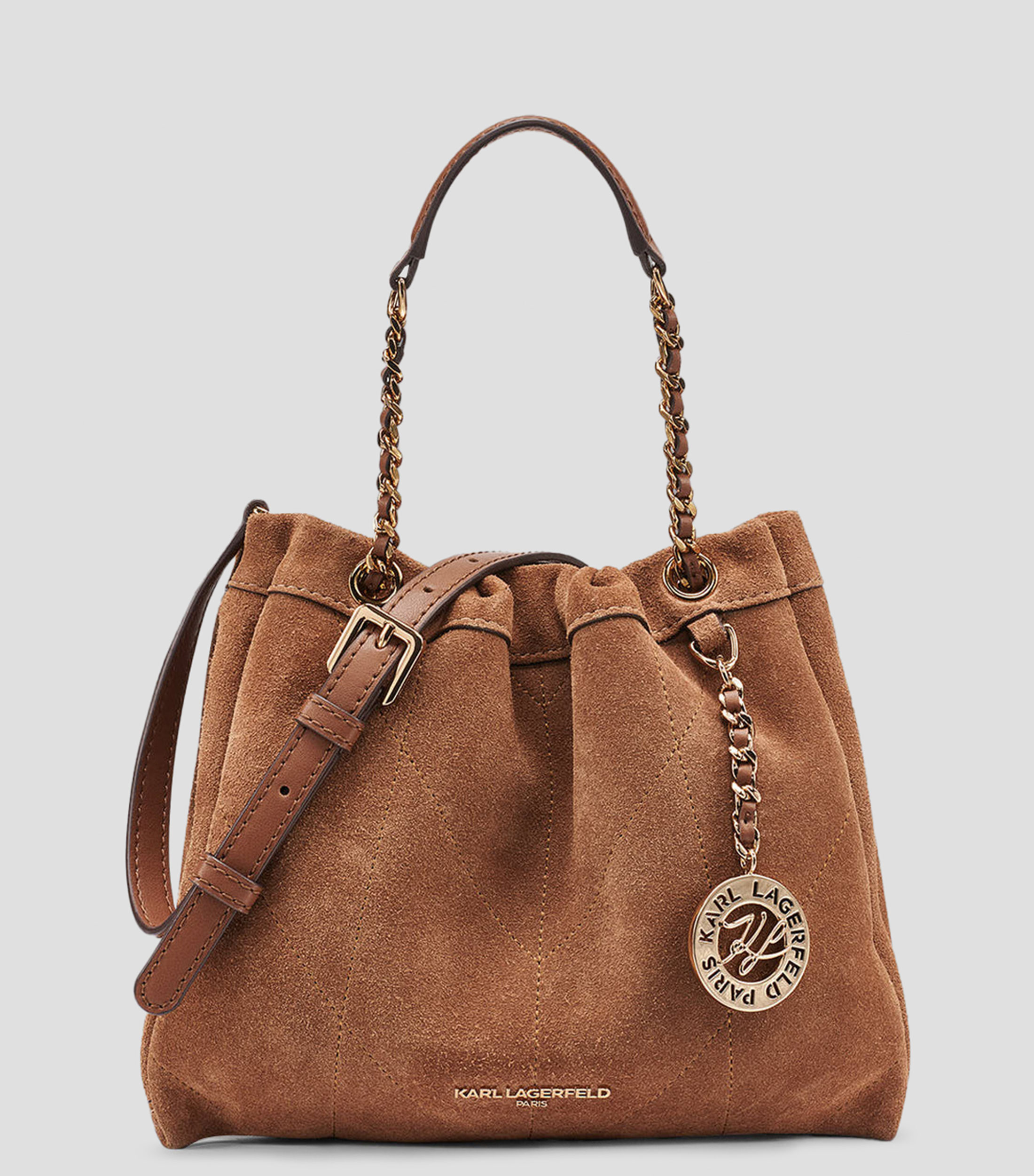 Bolsa Shoulder en piel Amandine lisa Mujer