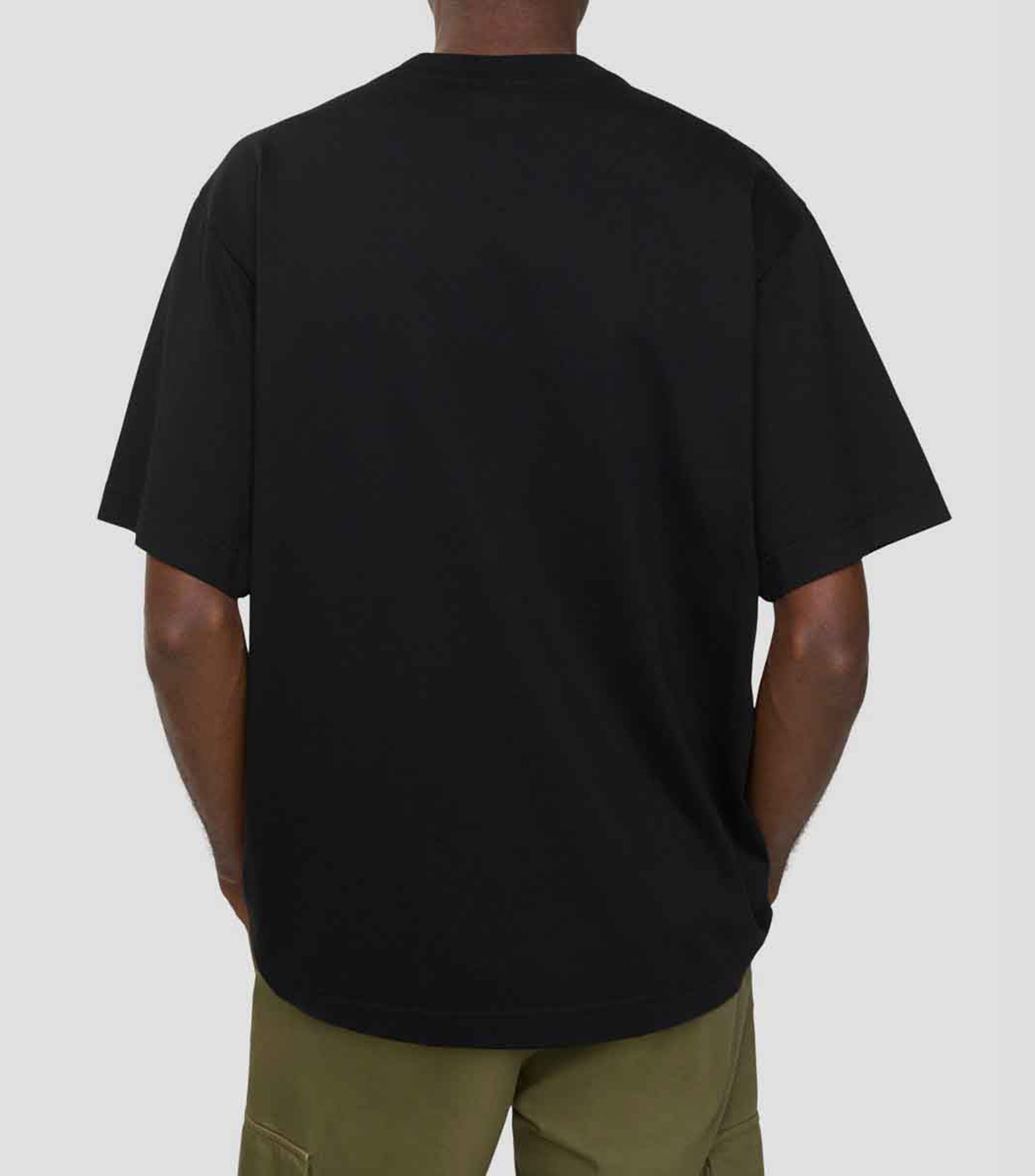 Playera cuello redondo manga corta estampada Hombre