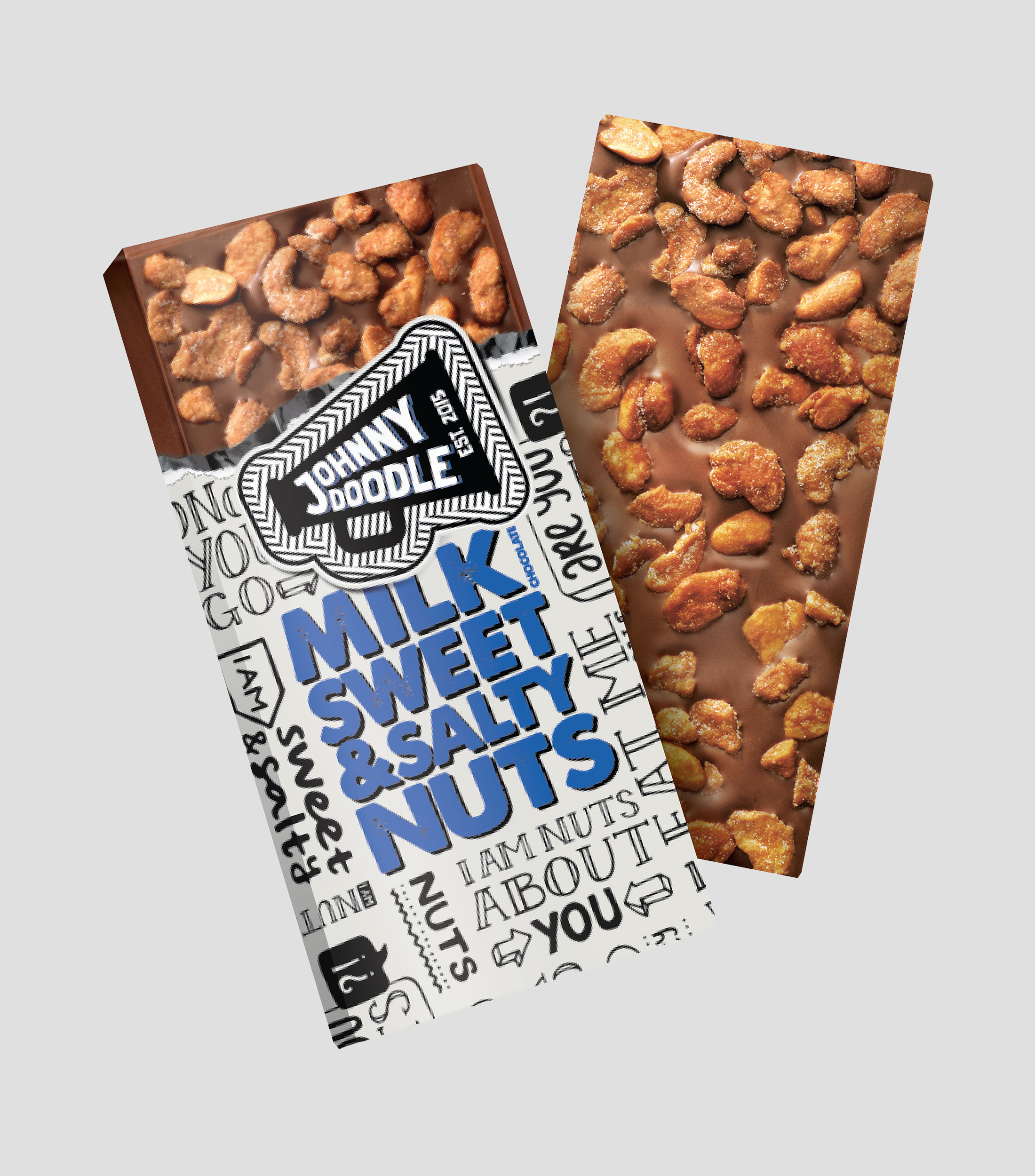 Chocolate Milk Sweet & Salty Nuts, 150 gr