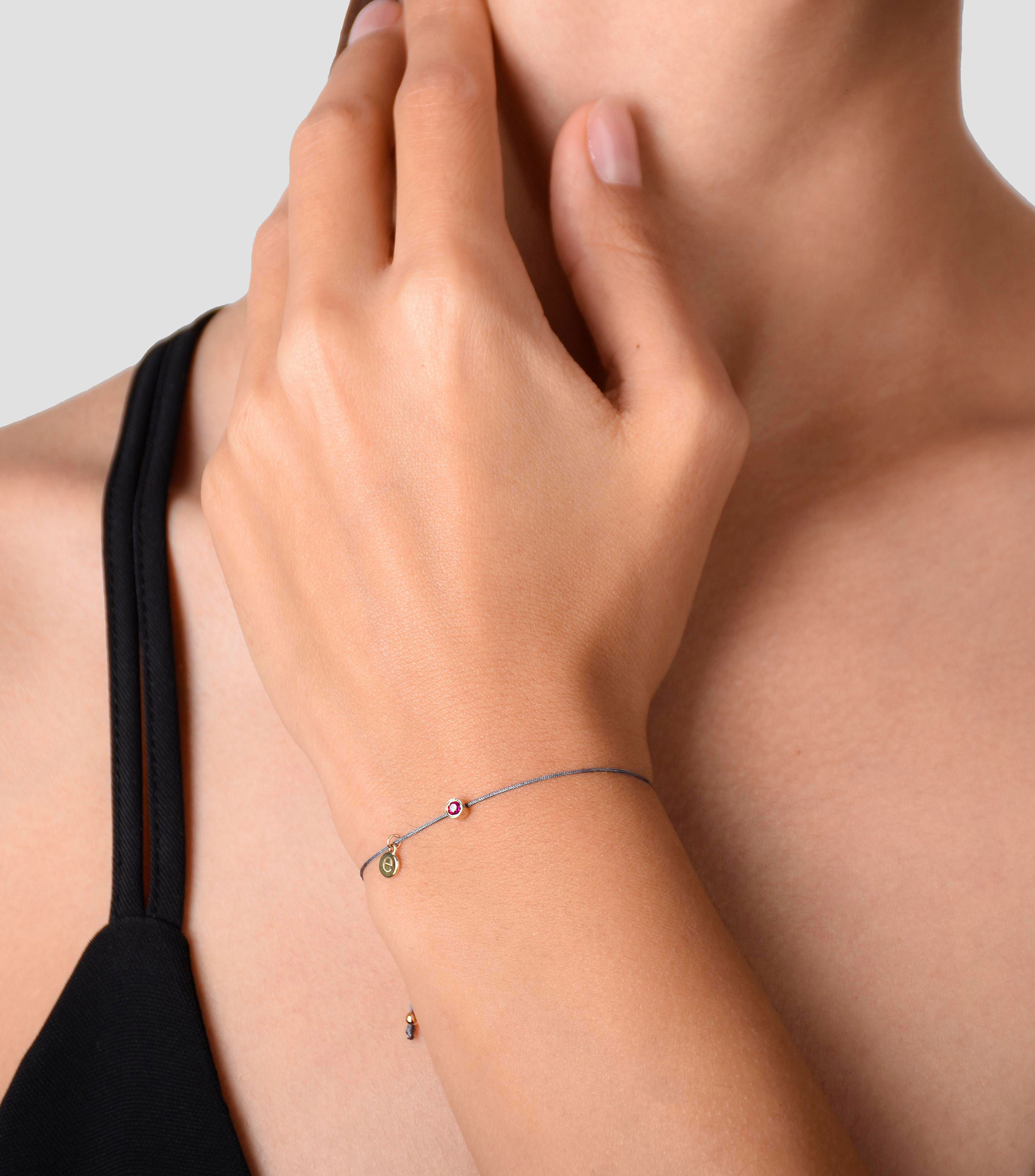 Pulsera con rubí Mujer