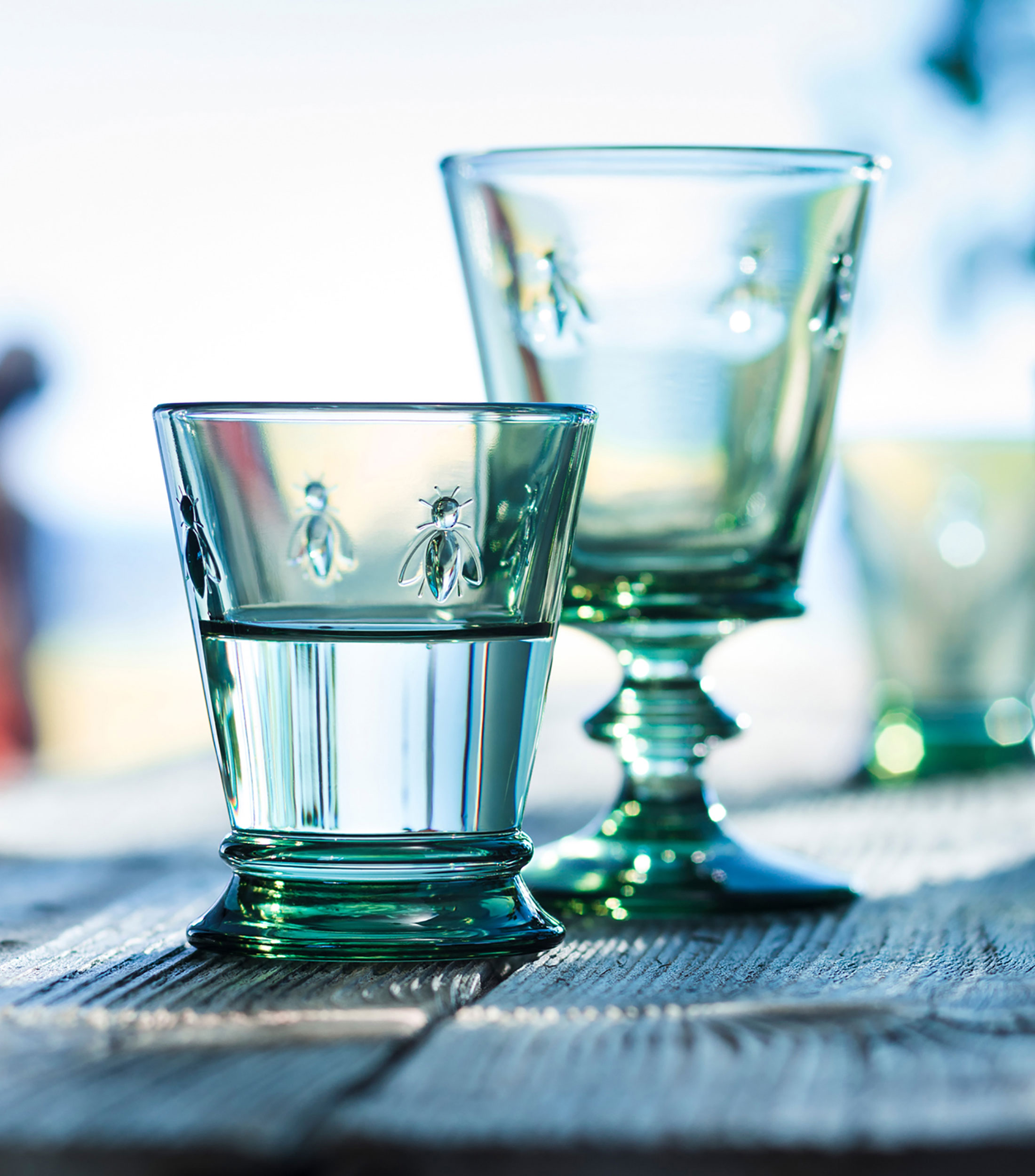 Vaso para Agua Abeille, Esmeralda