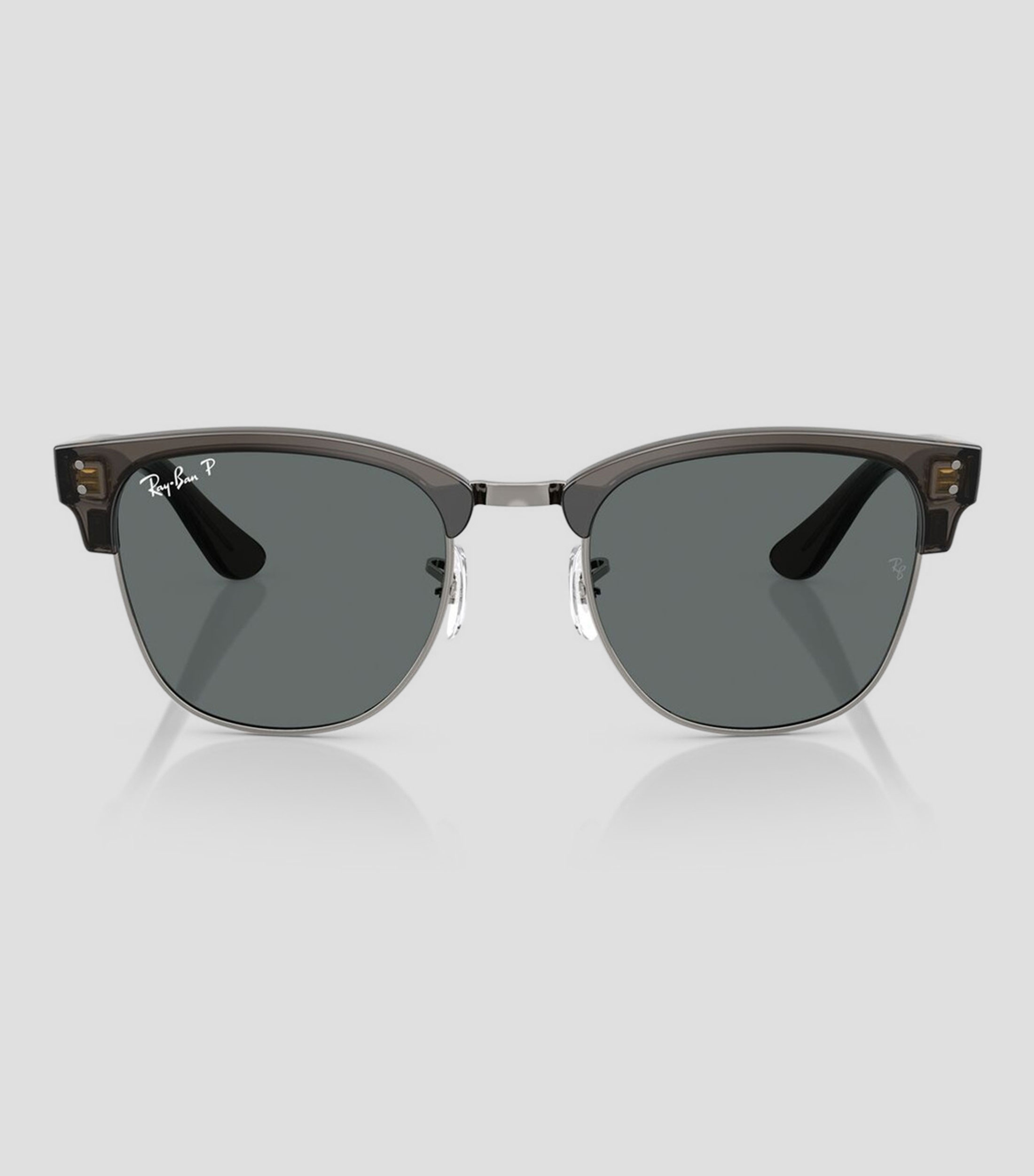 Lentes de sol cuadrados Clubmaster Reverse grises Unisex