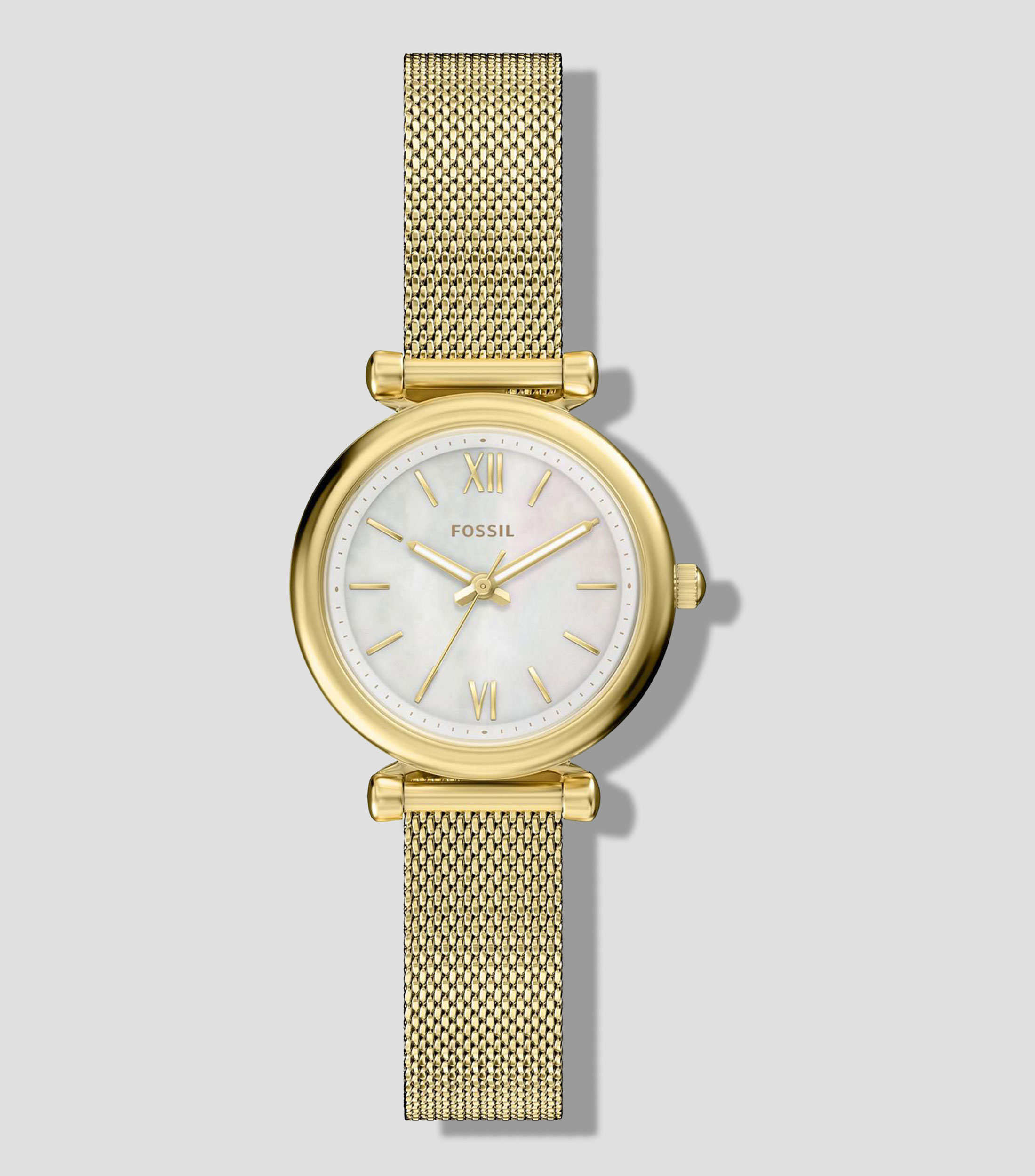 Reloj para Mujer Carlie Casual Blanco, Dorado