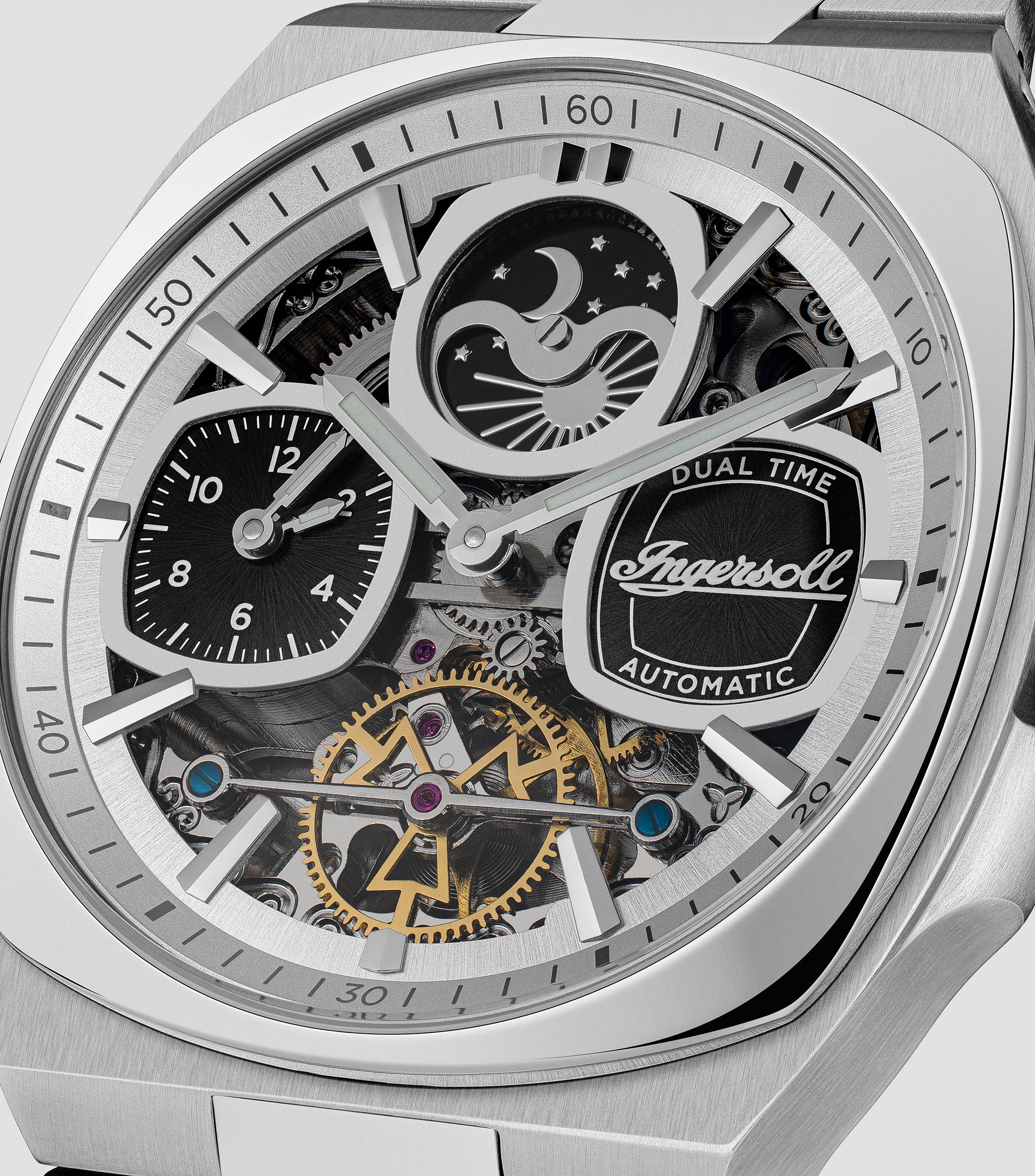 Reloj para Hombre Casual Plateado