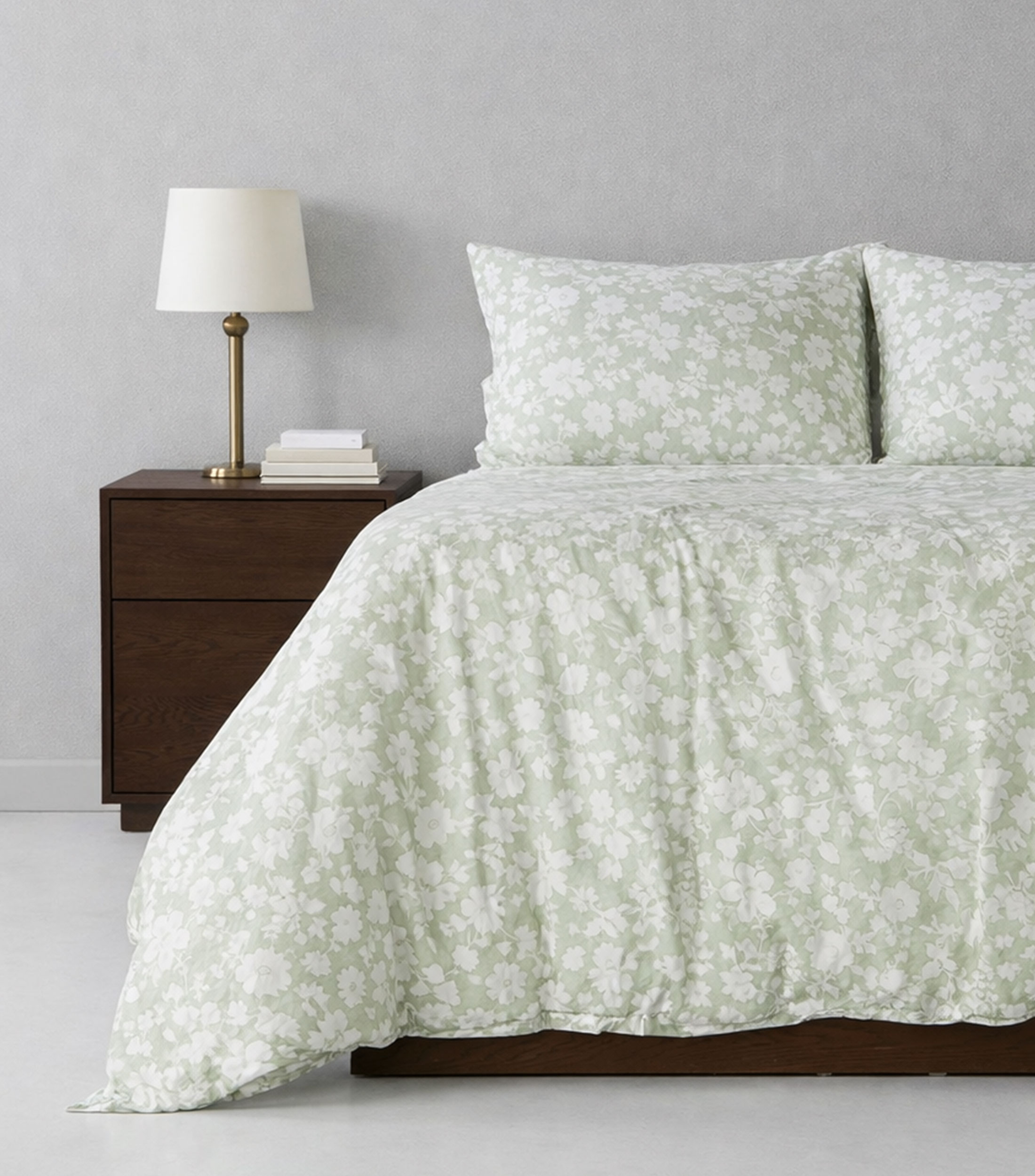 Juego de colcha king size en algodón Heather multicolor