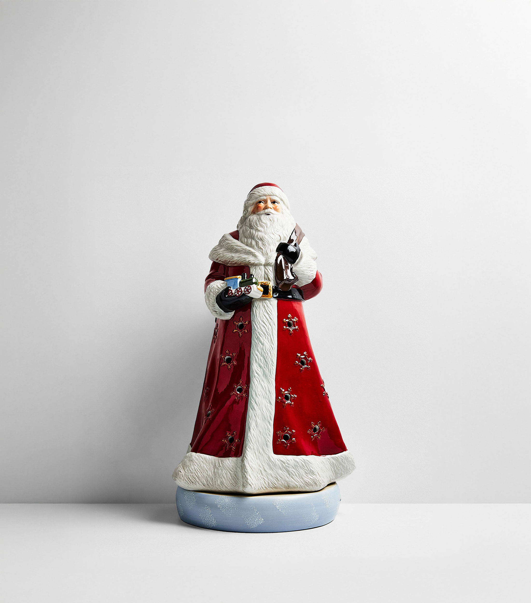 Figura decorativa Santa Claus en porcelana