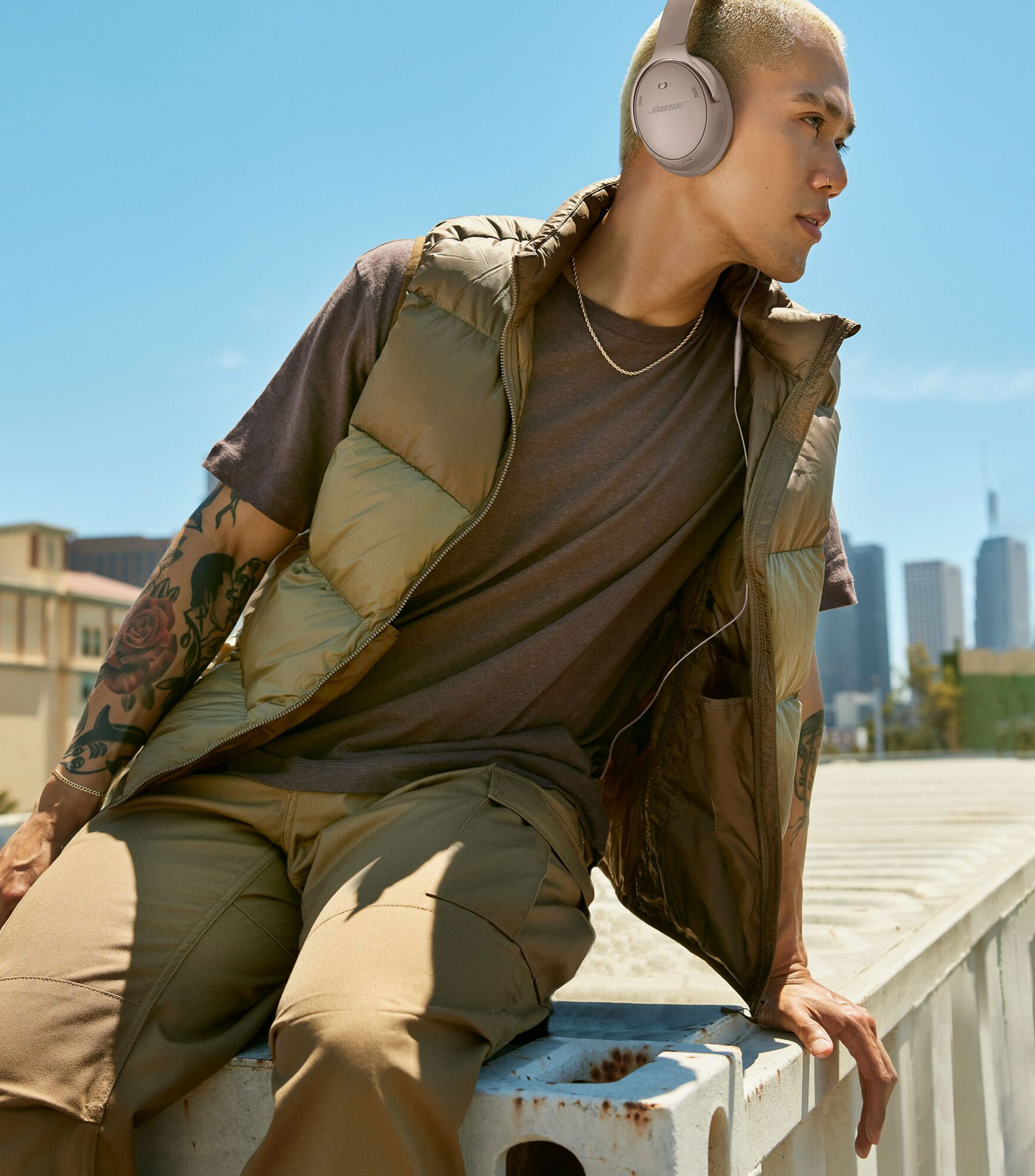 Audifonos Inalambricos Bluetooth Quiet Comfort Arenisca