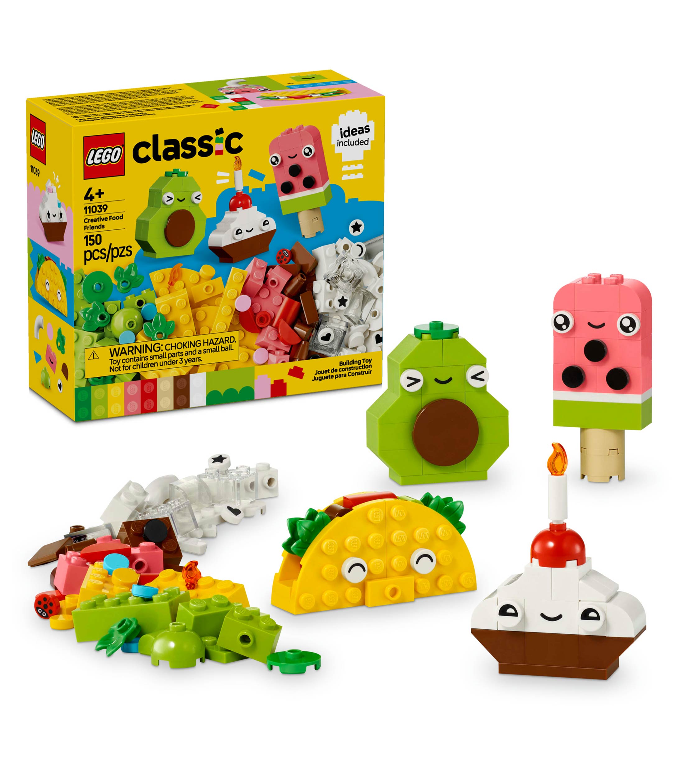 Lego Classic Amigos Nutritivos Creativos Juguete 11039