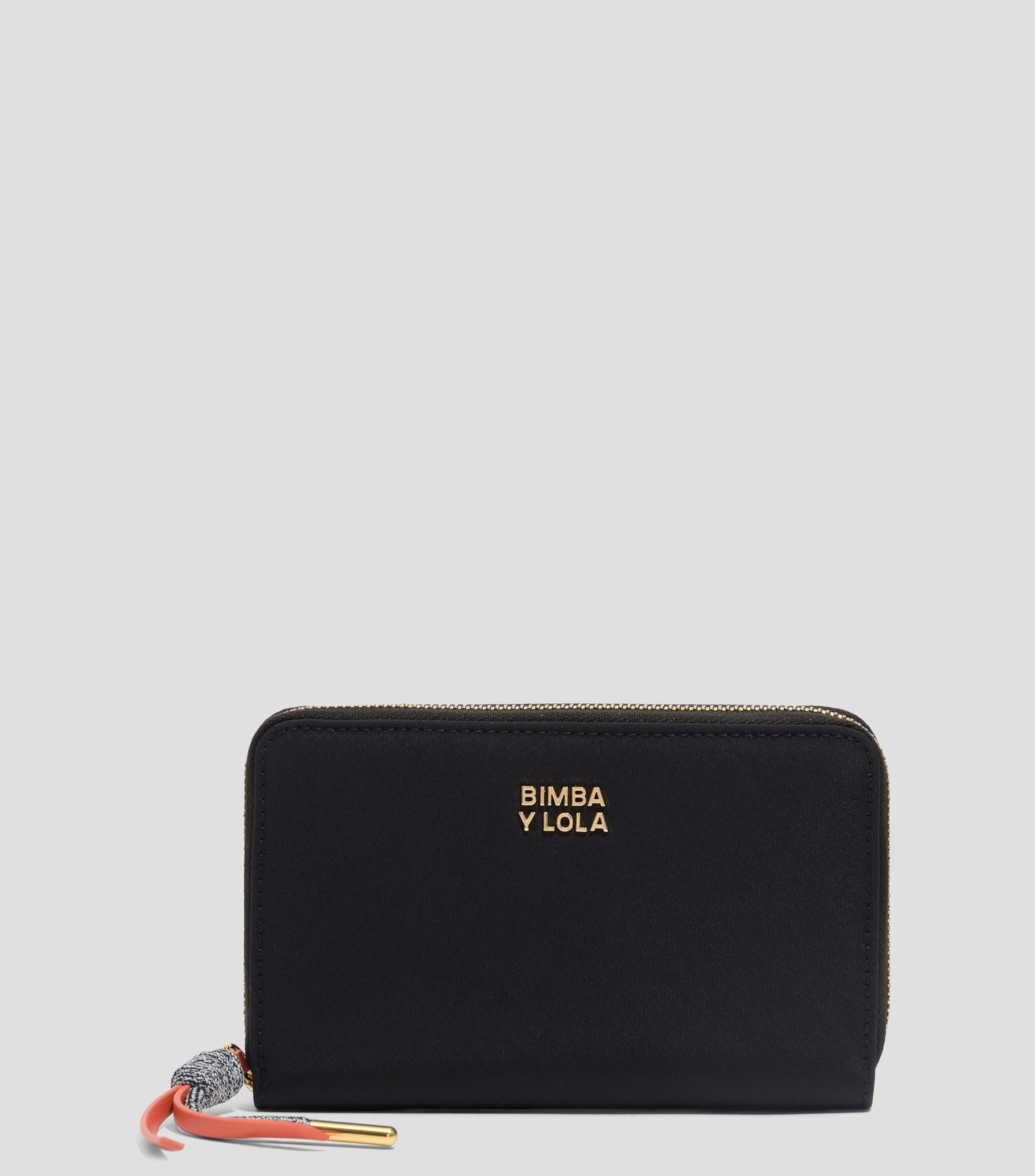 Cartera horizontal mediana negra Mujer