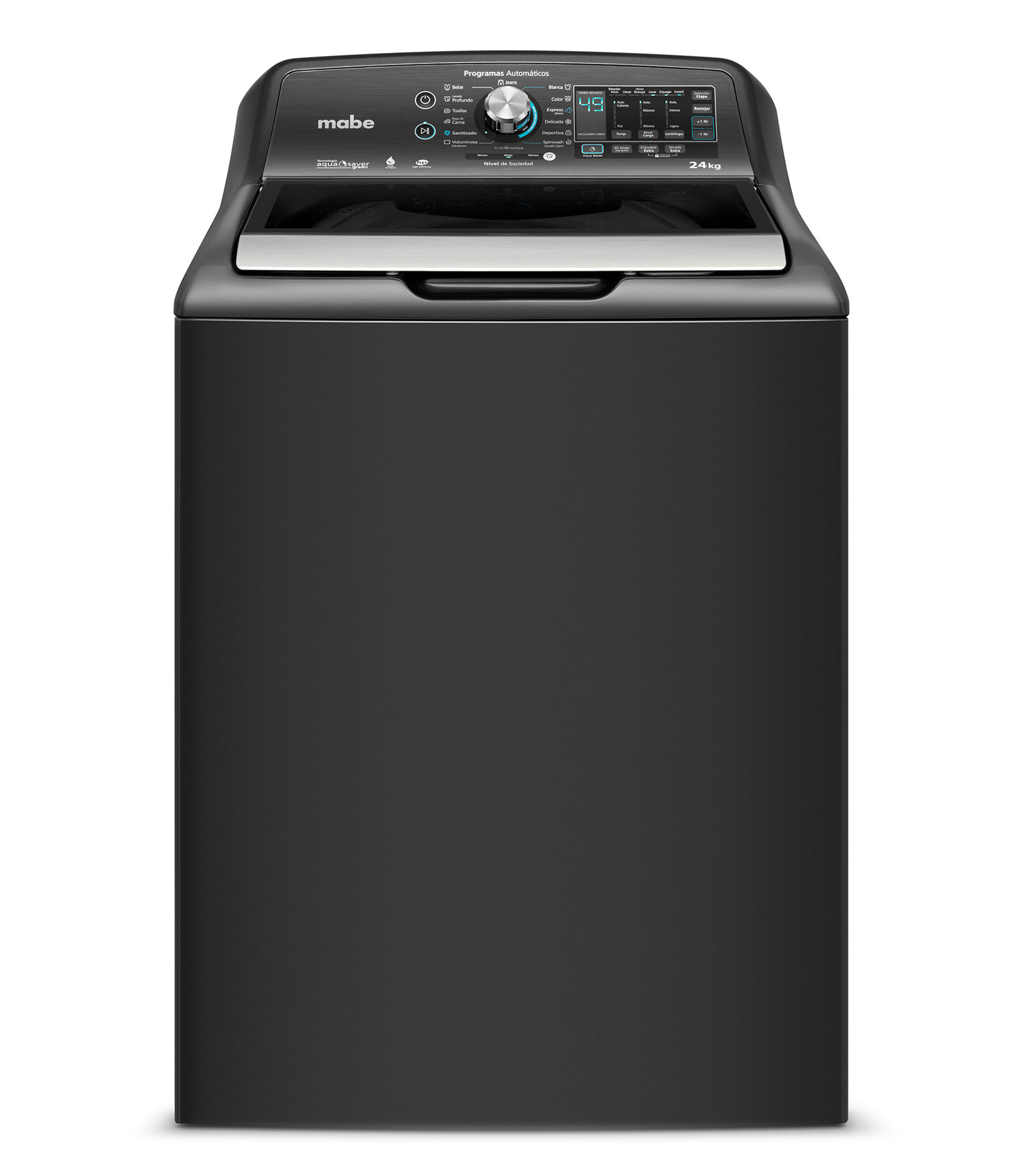 Mabe Lavadora automática 24 Kg Gris - El Palacio de Hierro