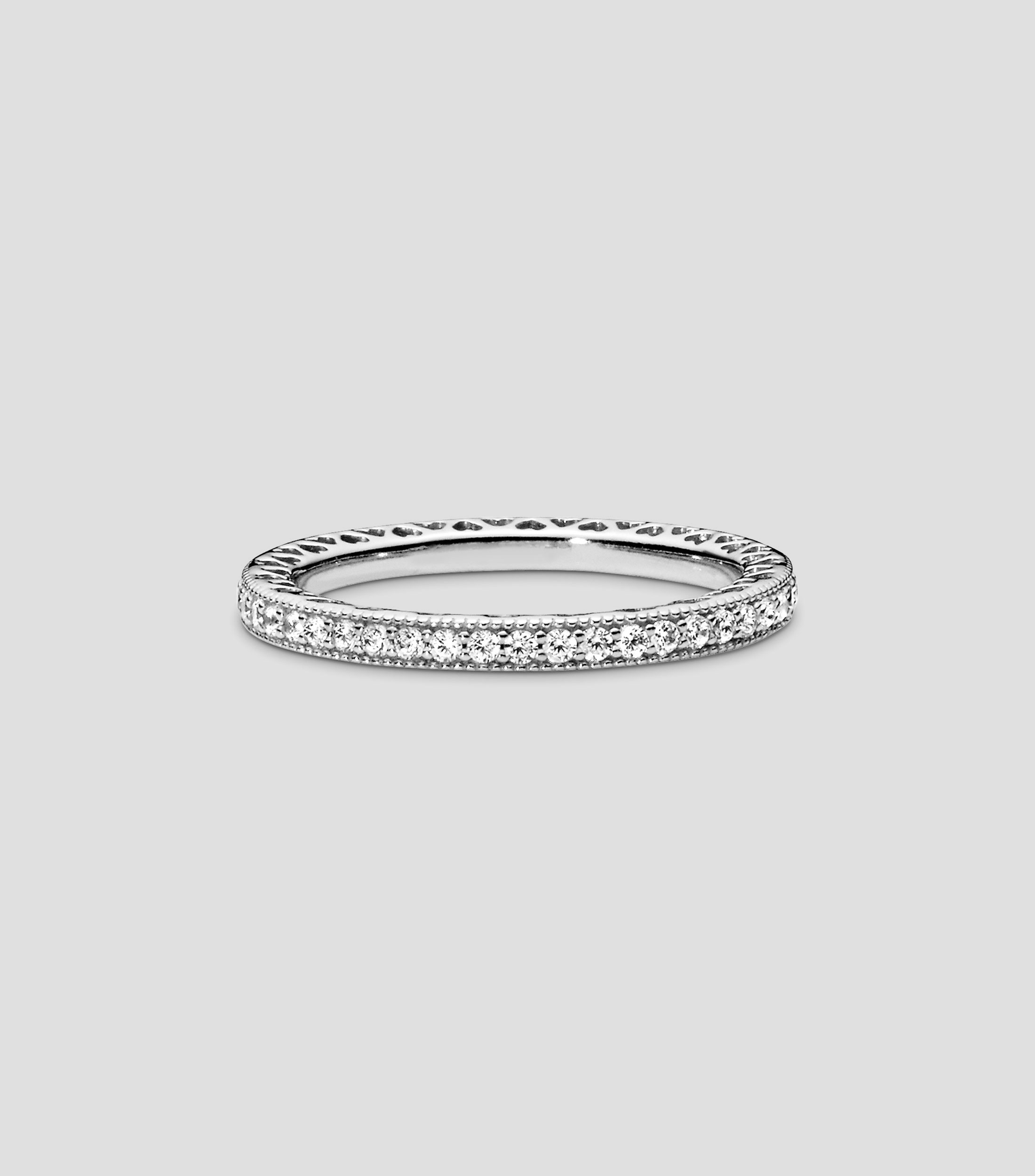 Anillo en plata Hearts of Pandora Mujer Talla: 54