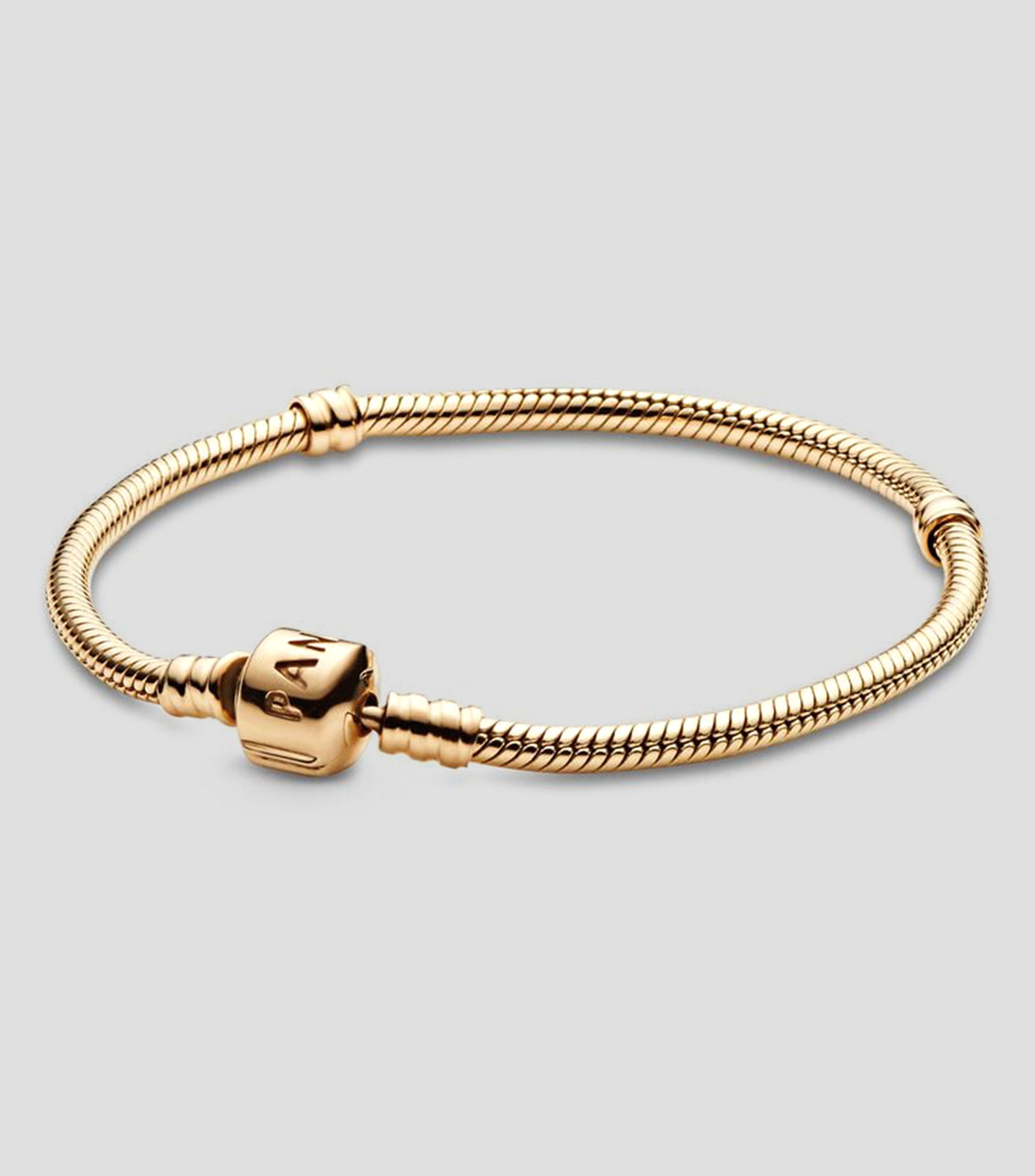 Brazalete en oro amarillo de 14 Kilates Mujer Talla 23 cm