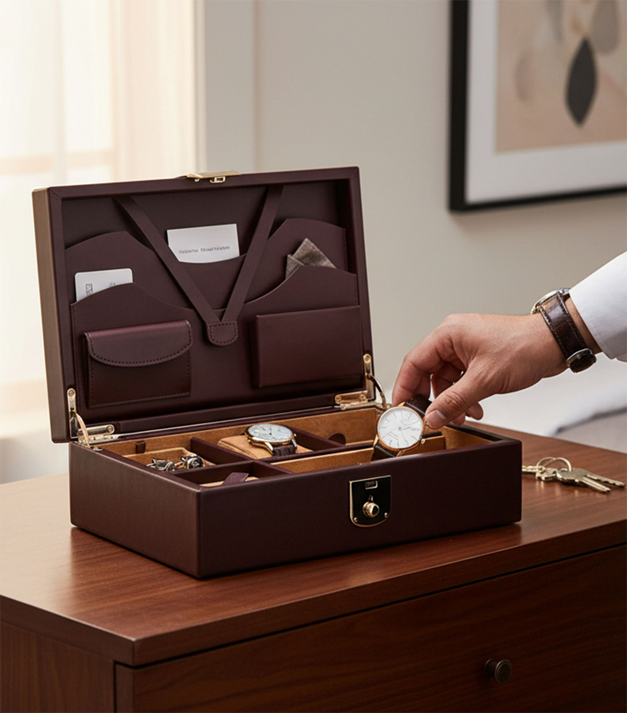 Caja para Relojes y Joyas Philipp
