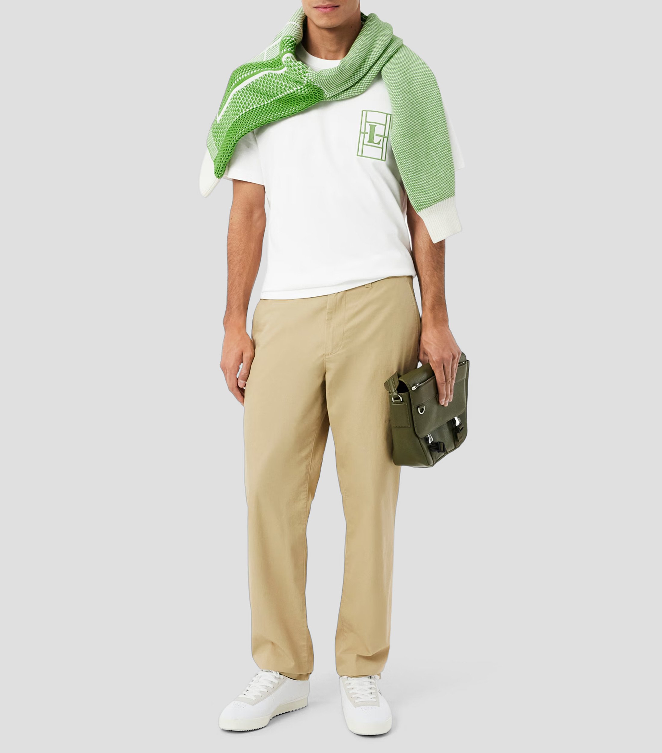 Playera cuello redondo manga corta lisa Hombre