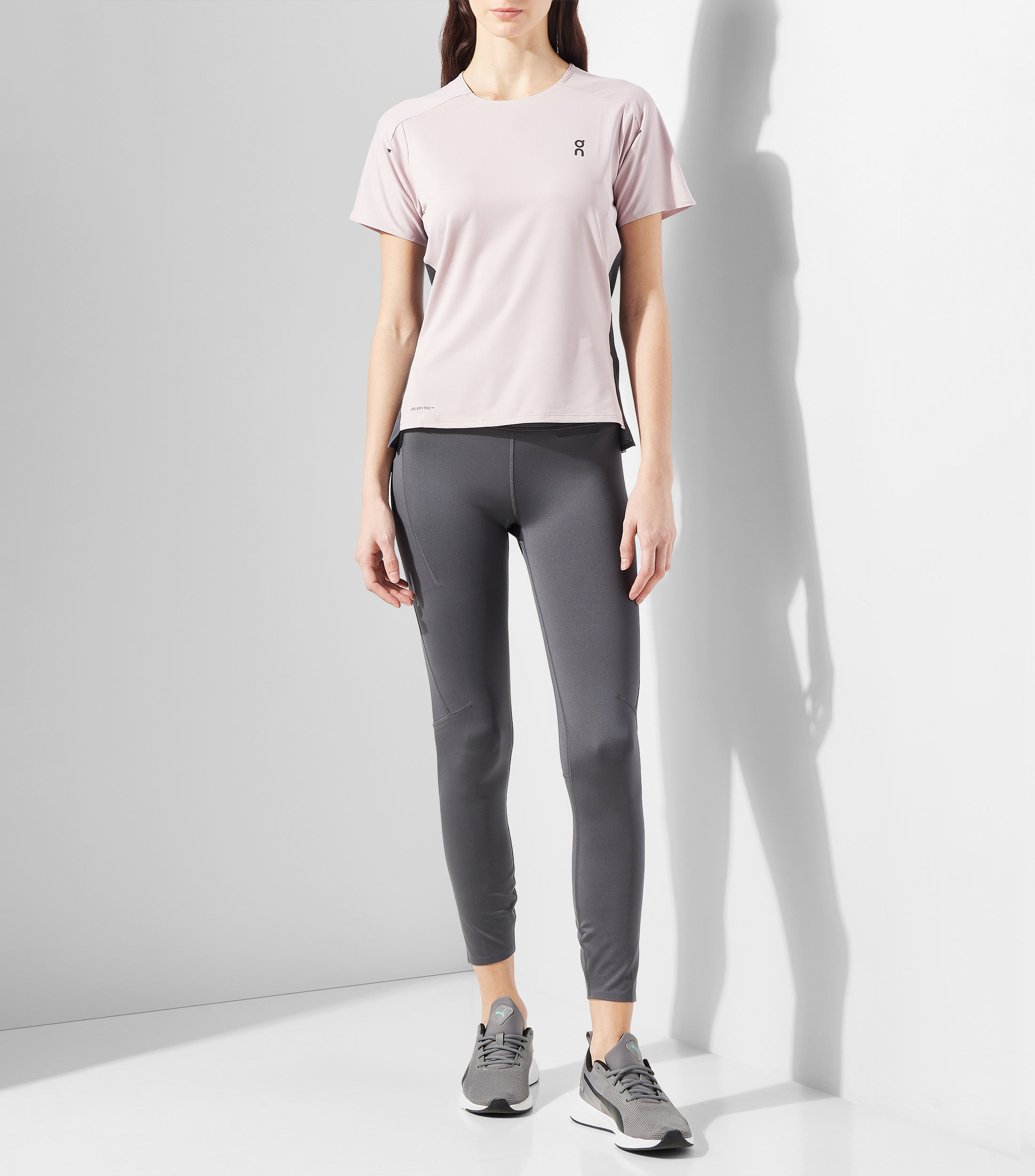 Playera para correr lisa Mujer
