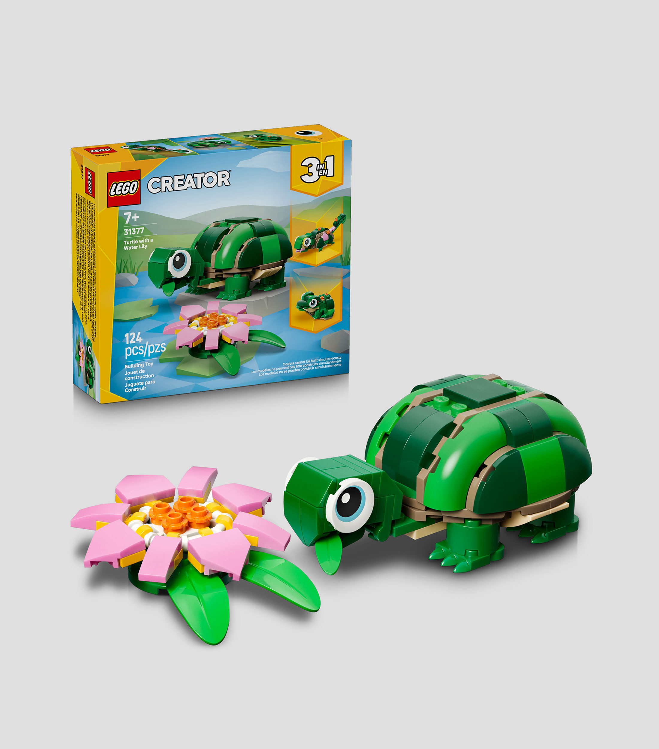 Lego Creator Tortuga con Flor de Nenúfar 3 en 1