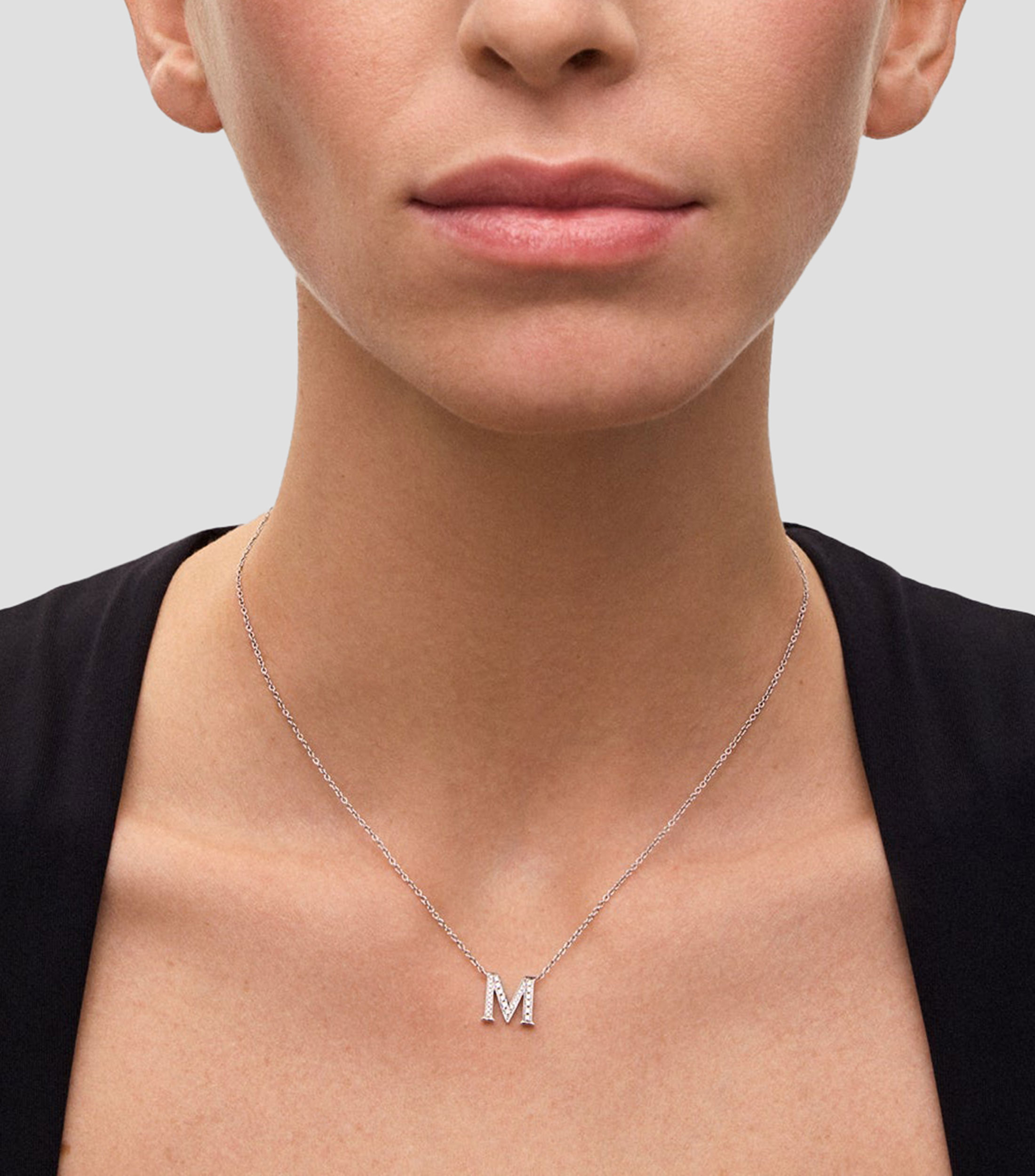 Collar en oro 18 Kts con diamantes Mujer