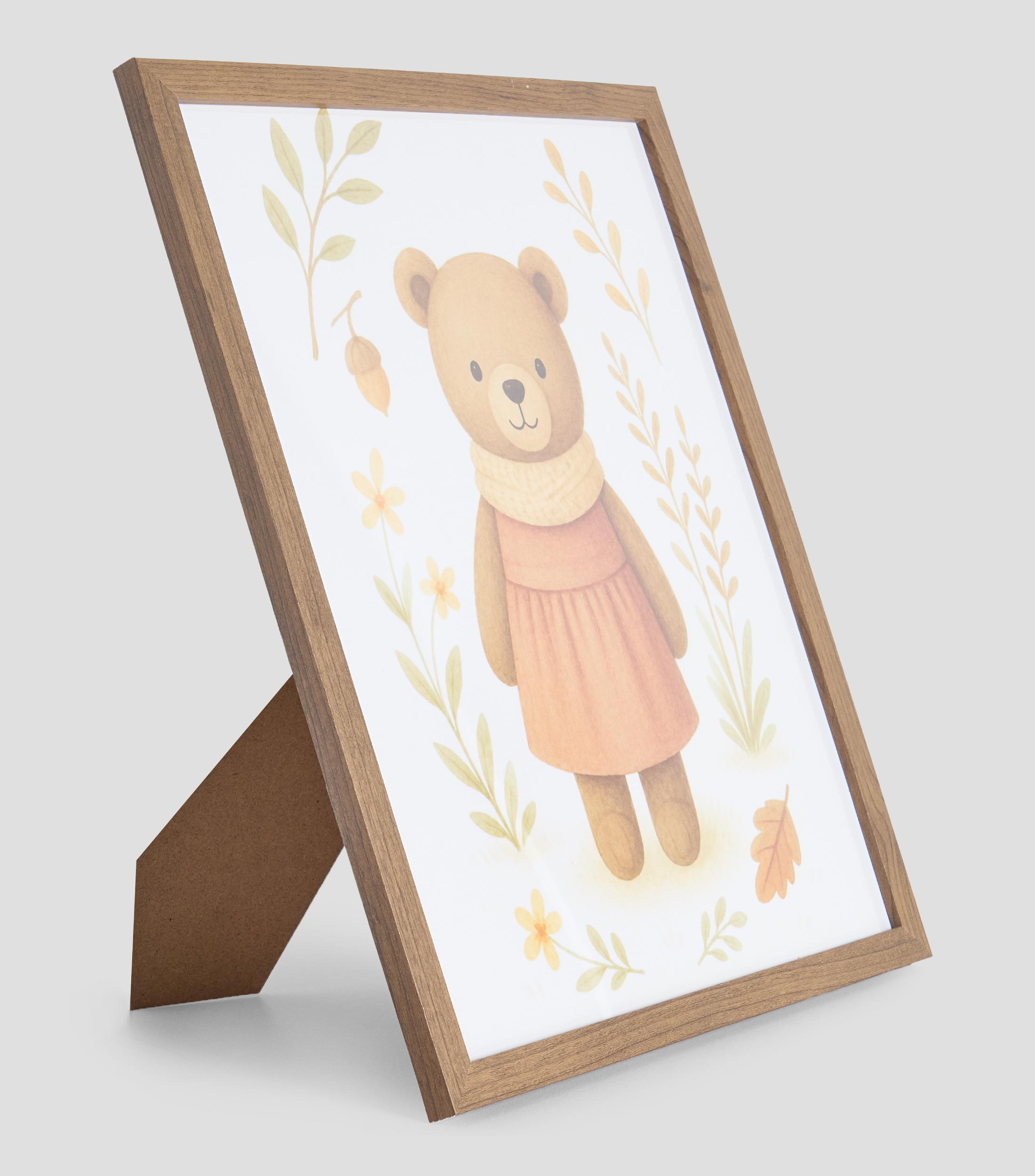 Cuadro decorativo Osita en madera