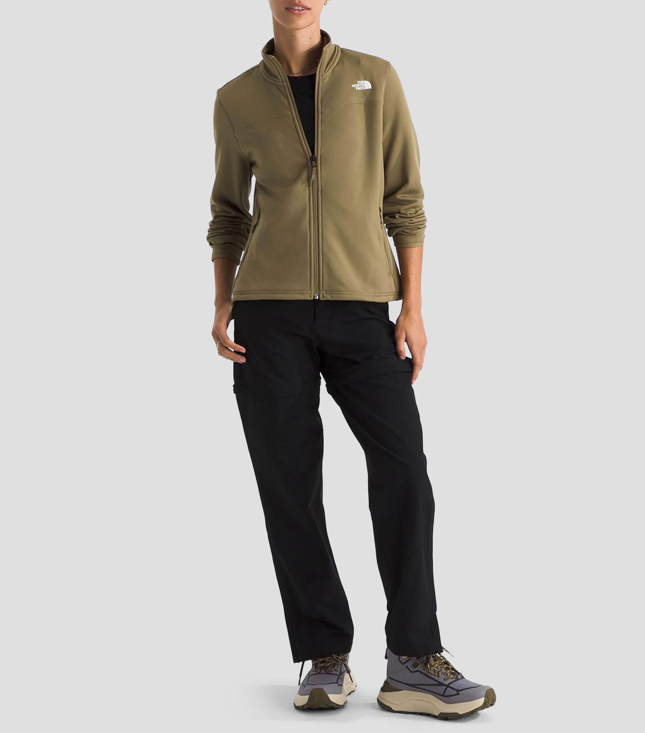 Chamarra para entrenamiento W Cedar Trail Grid Fleece Mujer