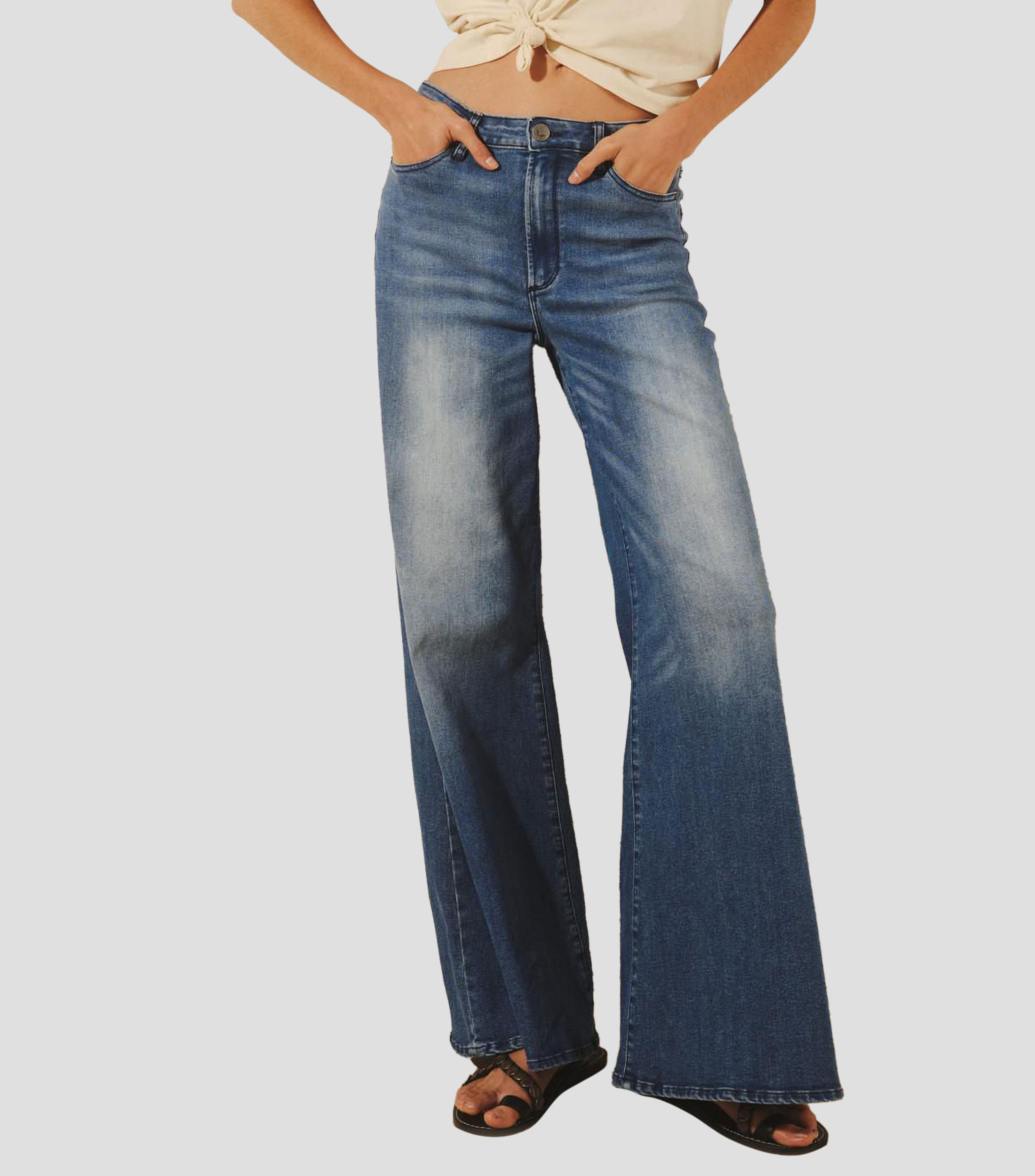 Jeans Acampanado Mujer