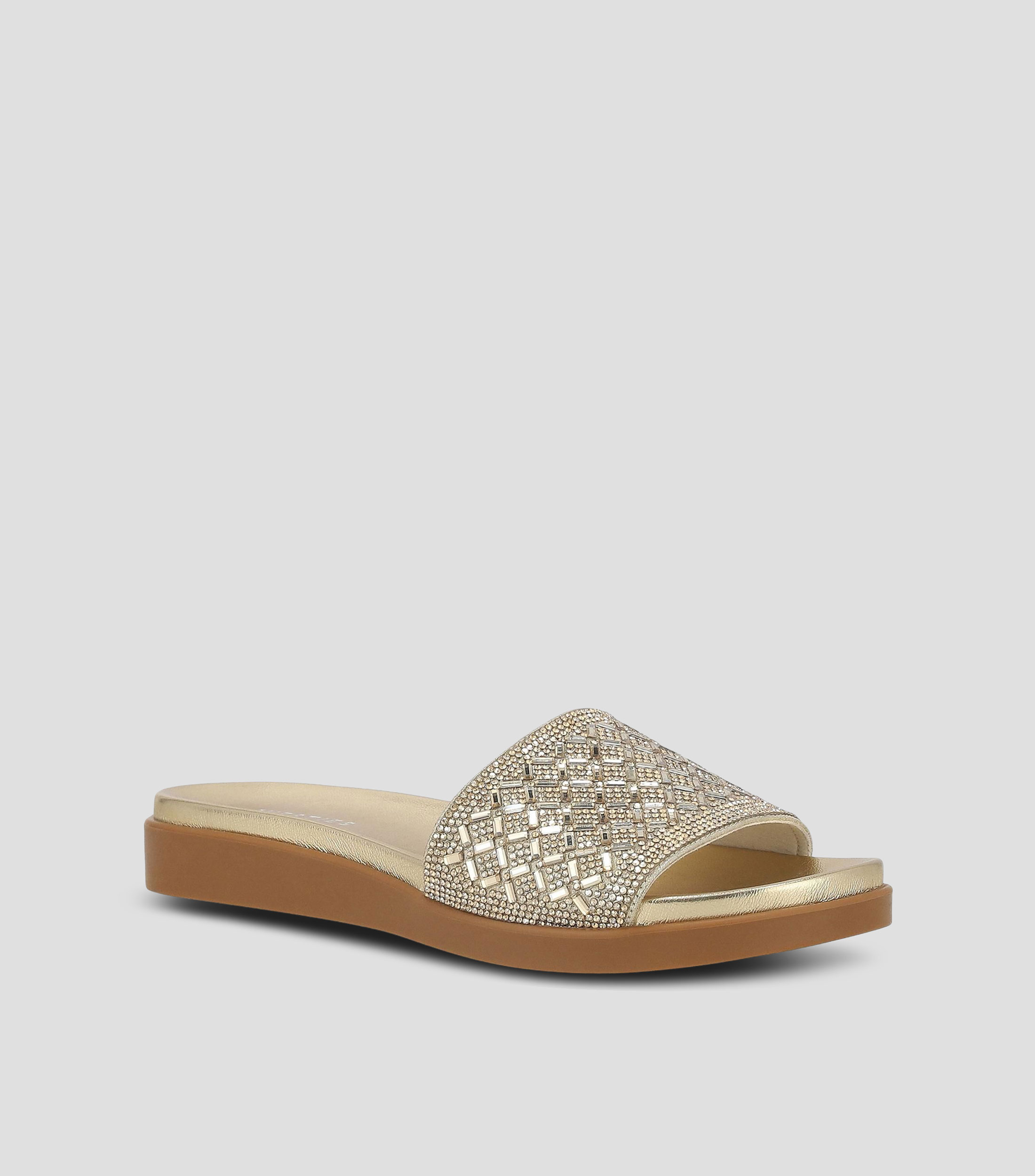 Sandalias casuales plataforma baja ancha Mujer