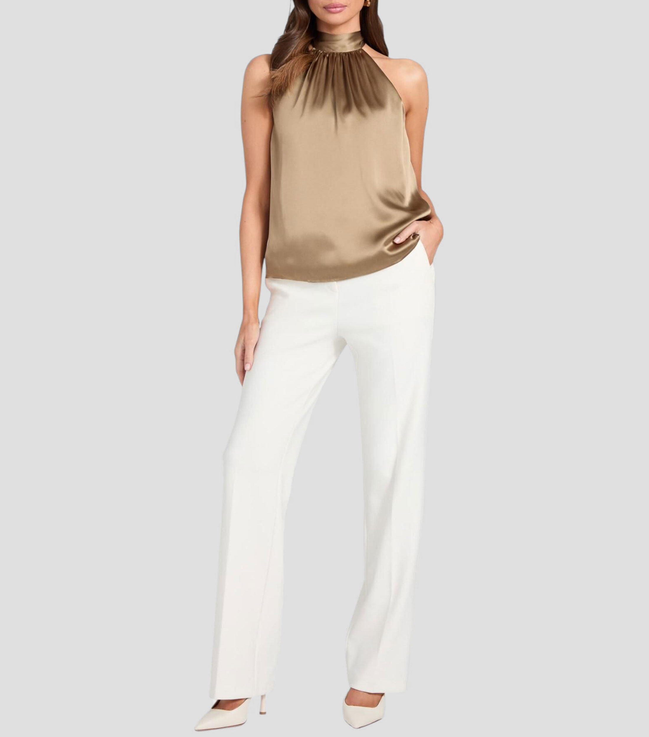 Top liso Mujer