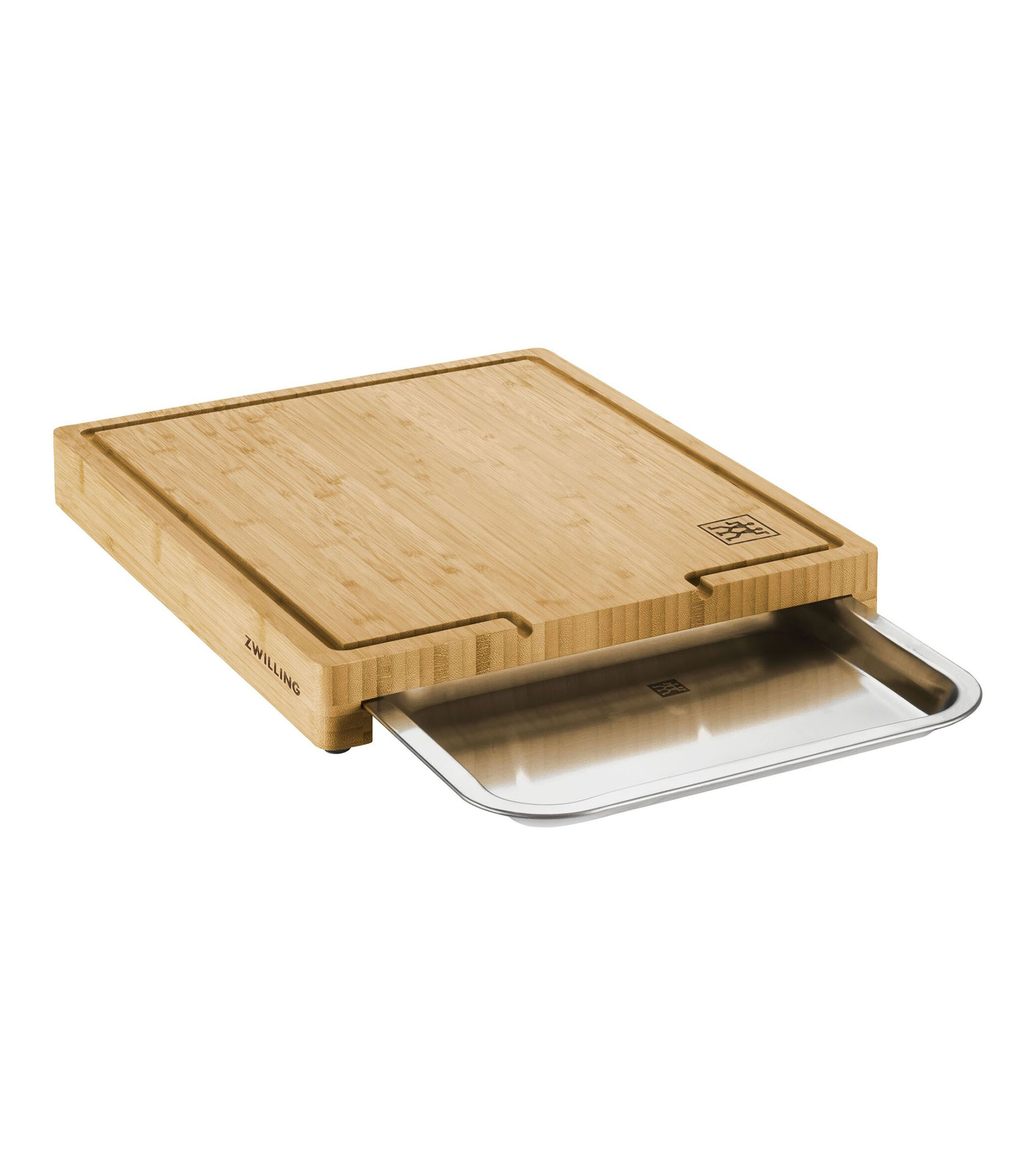 Tabla de Cortar con Bandeja en Bambu