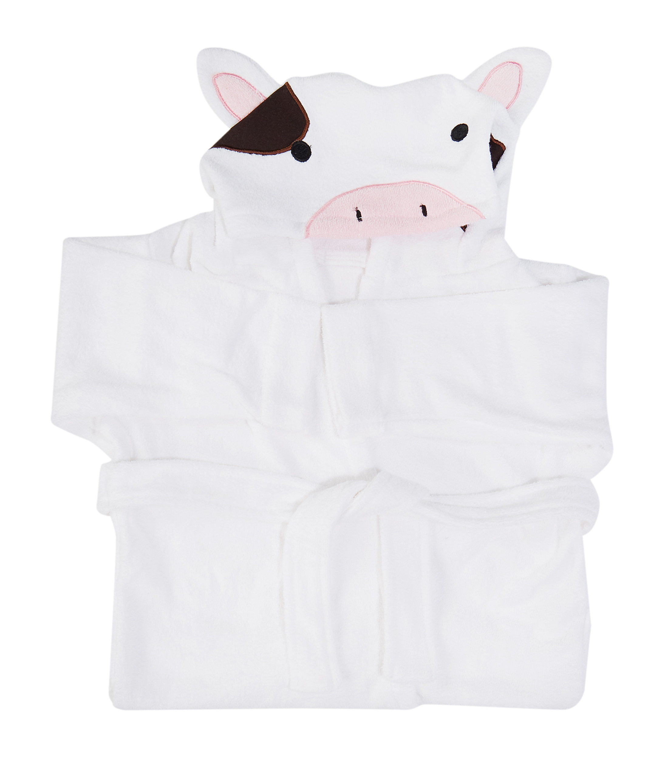 Bata de Bano Vaca blanca Ninos