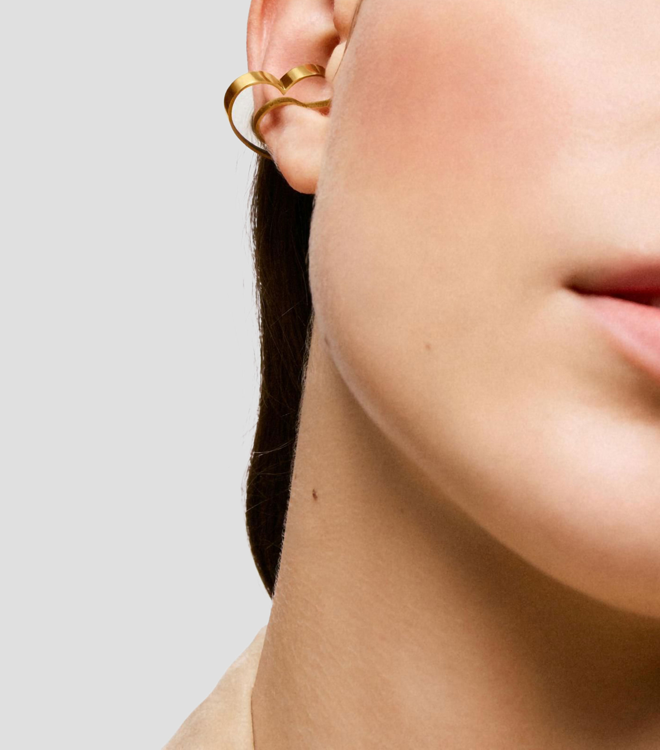 Arete earcuff con resina Galaxy Mujer