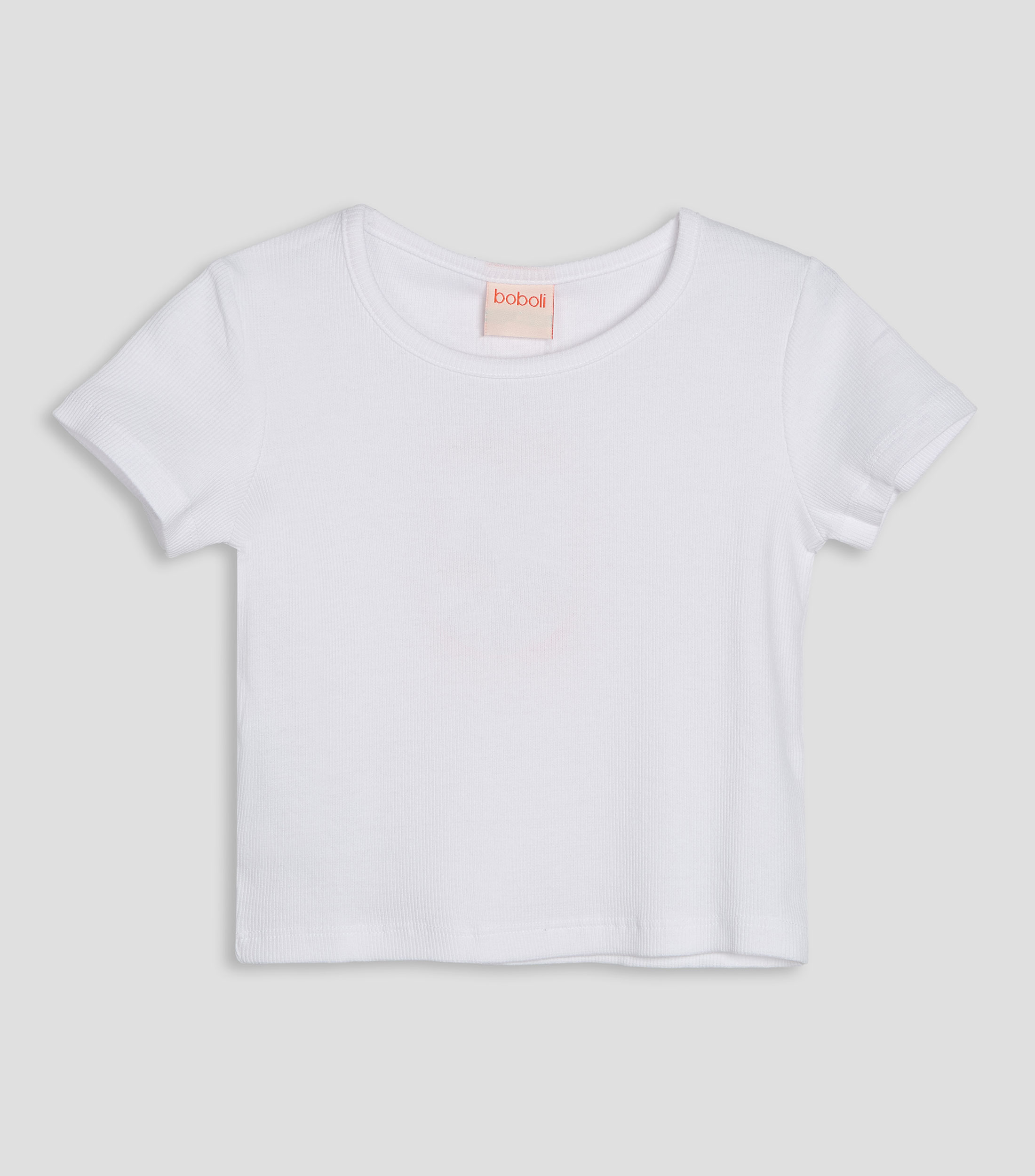Playera cuello redondo manga corta Niña