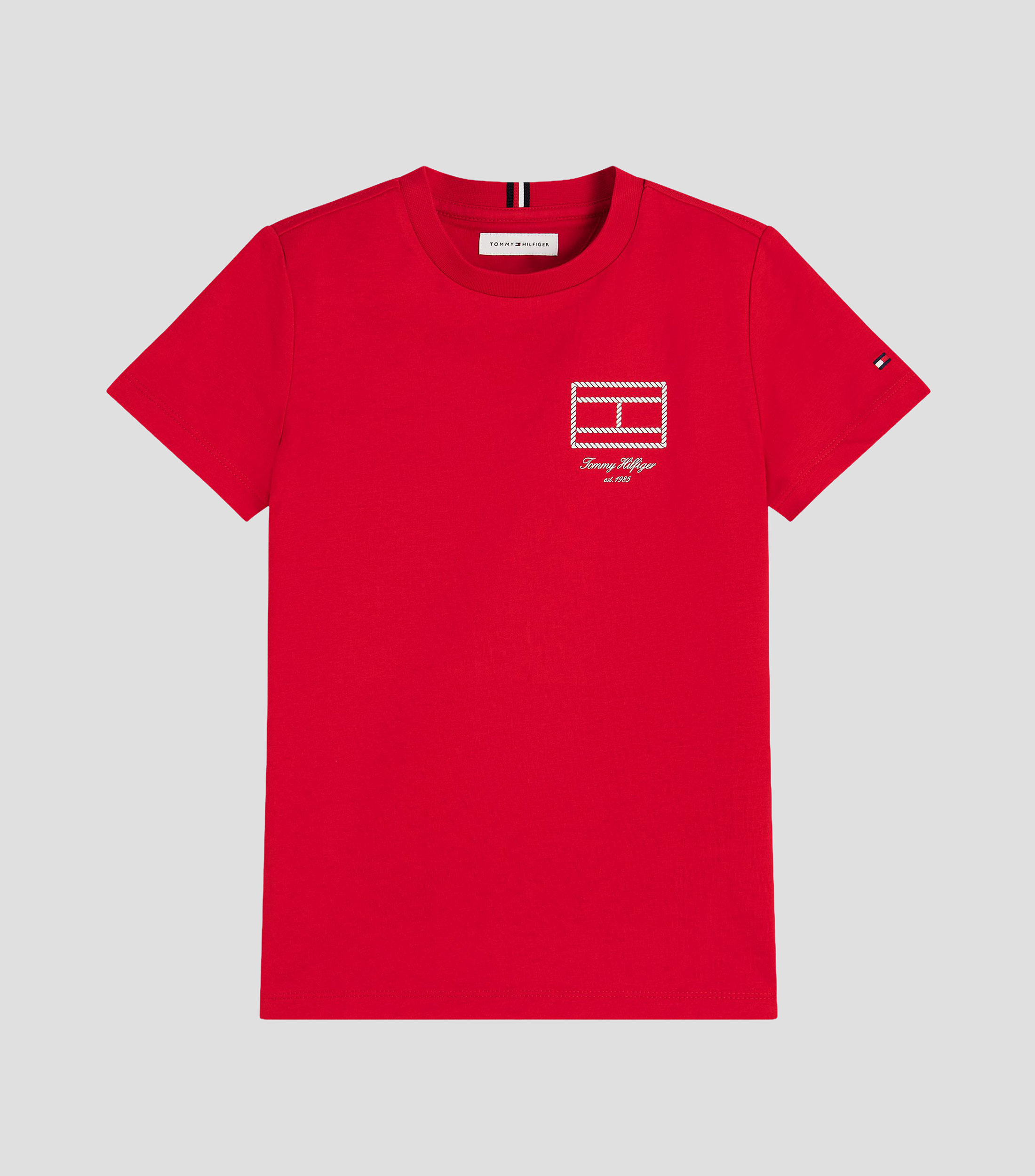 Playera cuello redondo manga corta lisa Niño