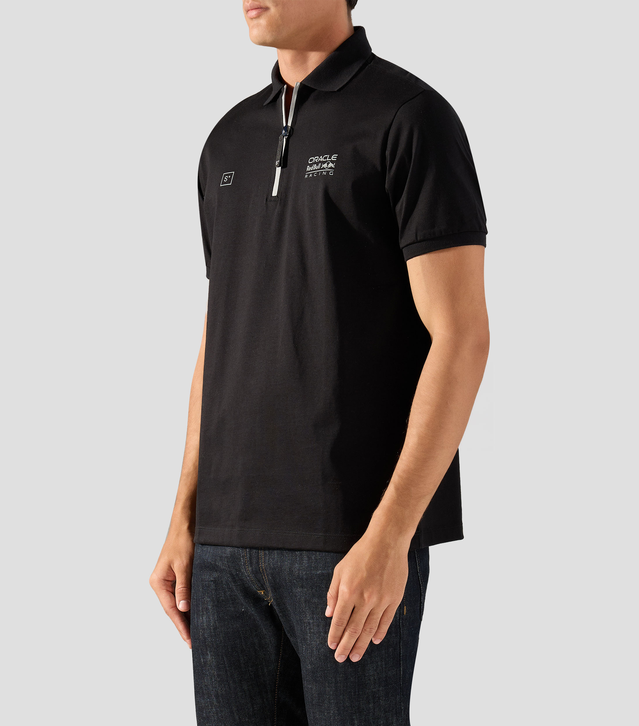 Playera tipo polo manga corta lisa Hombre