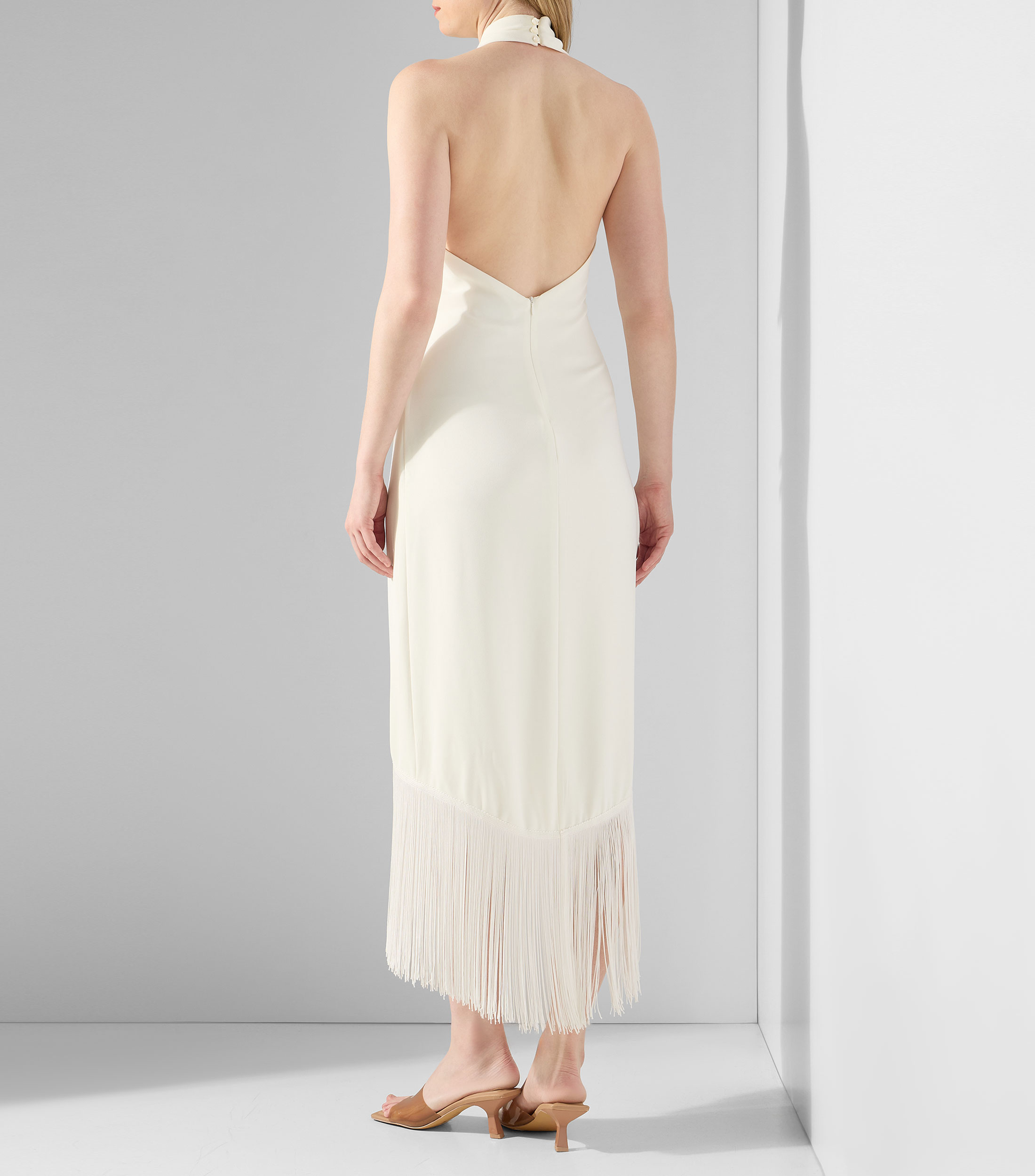 Vestido de fiesta midi liso Pepa Mujer
