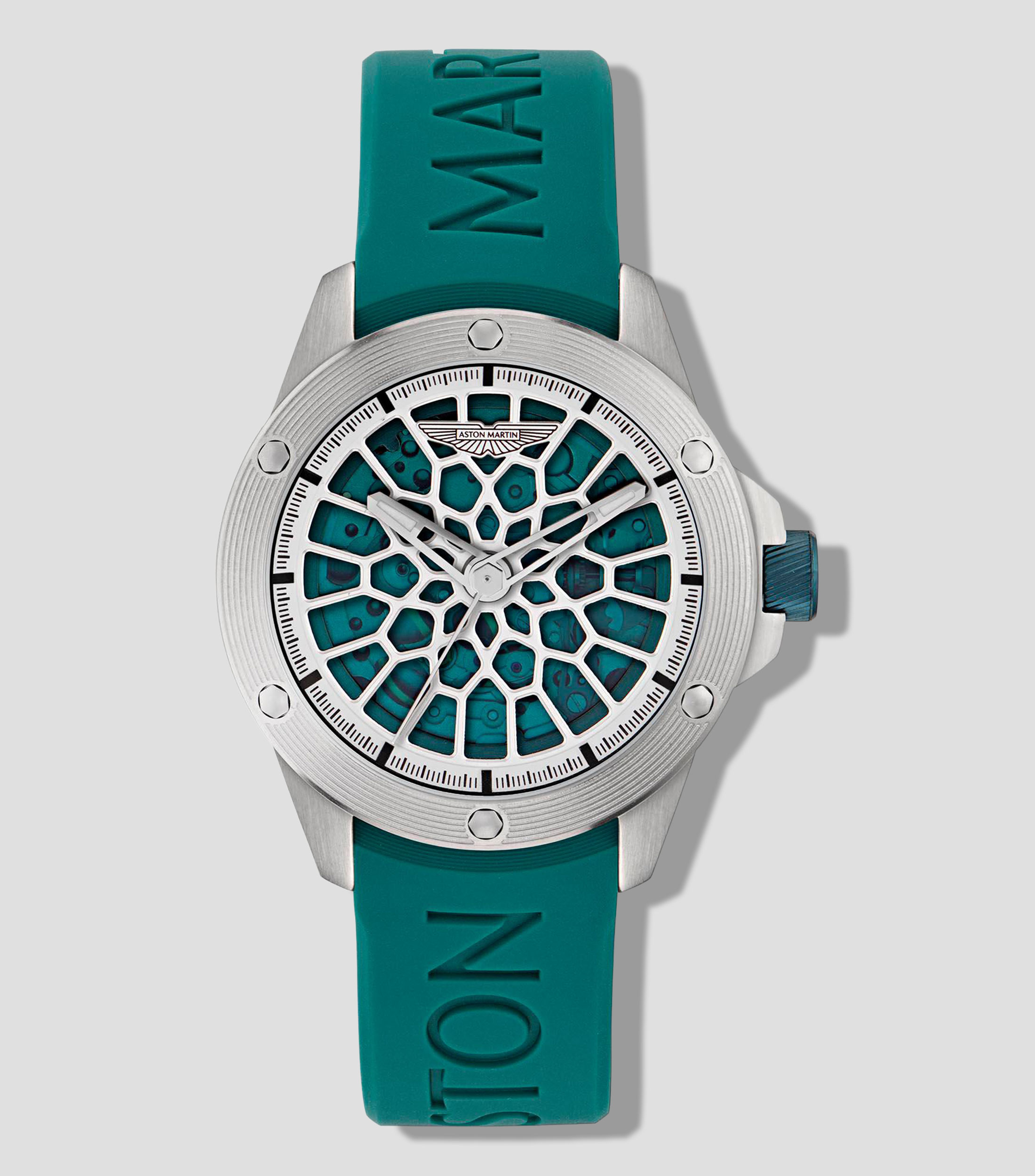 Reloj para hombre Thrill Rim Automático Deportivo Plateado