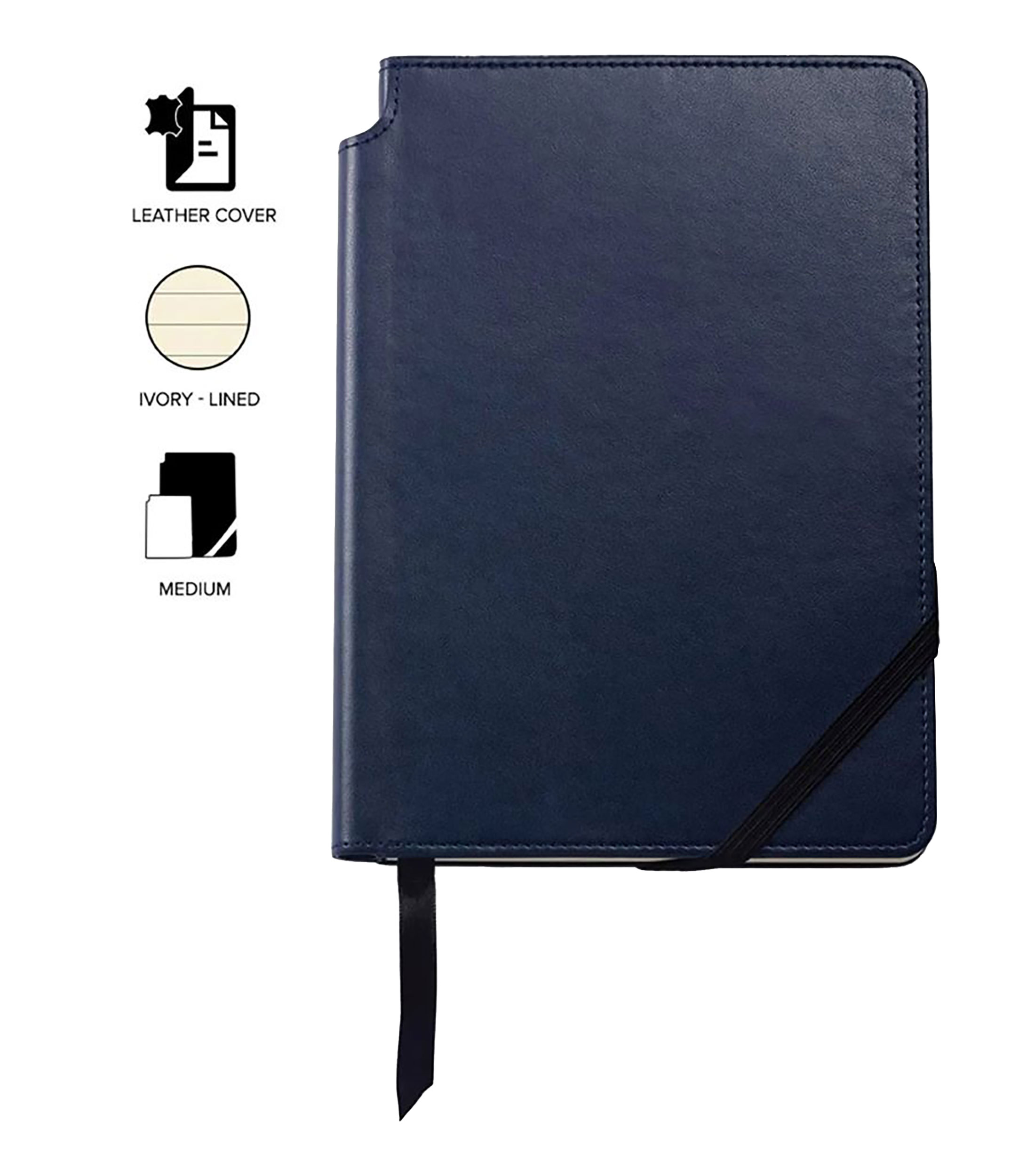 Libreta Cross azul, hoja rayada