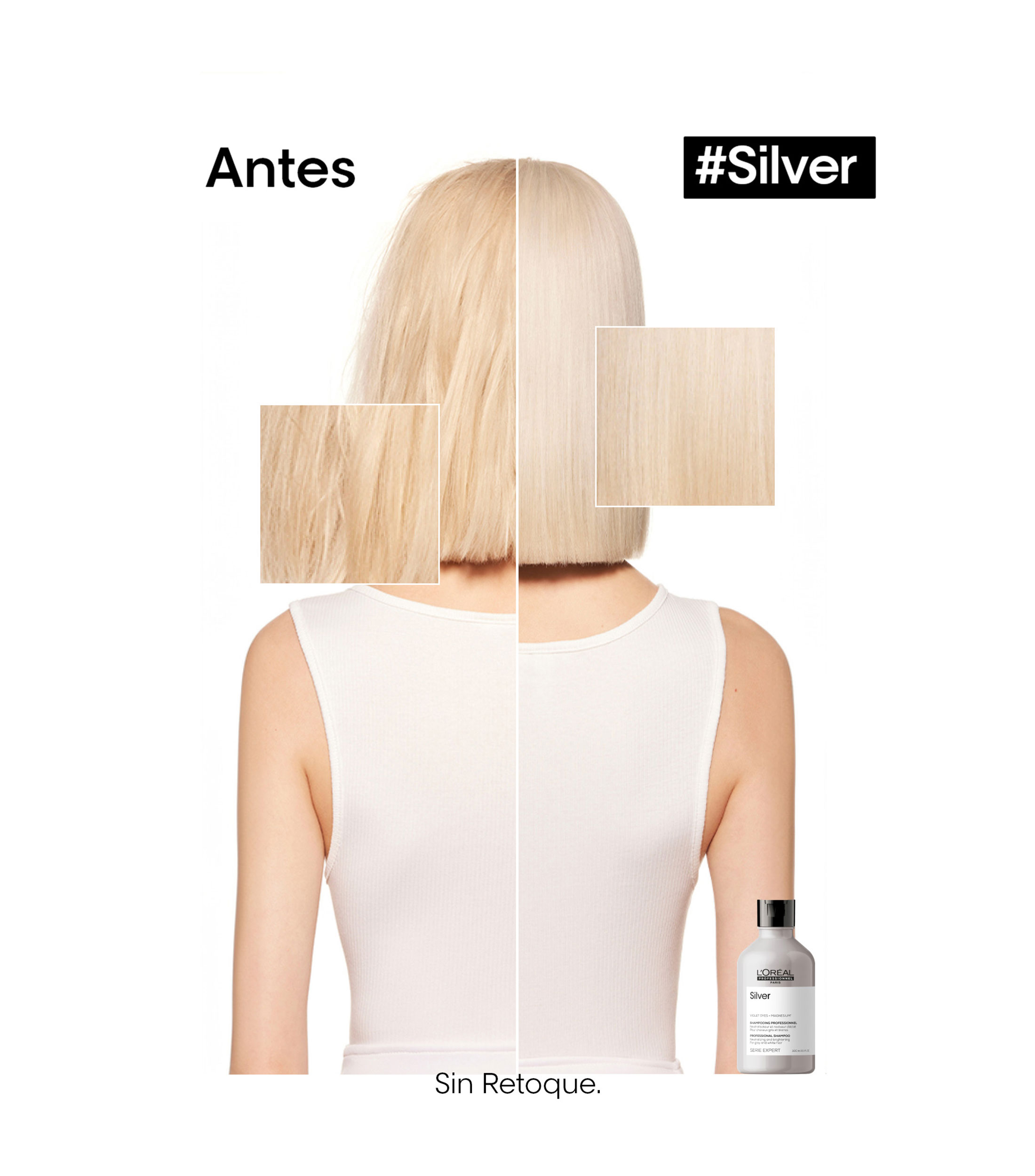 Shampoo para canas Silver, 300 ml