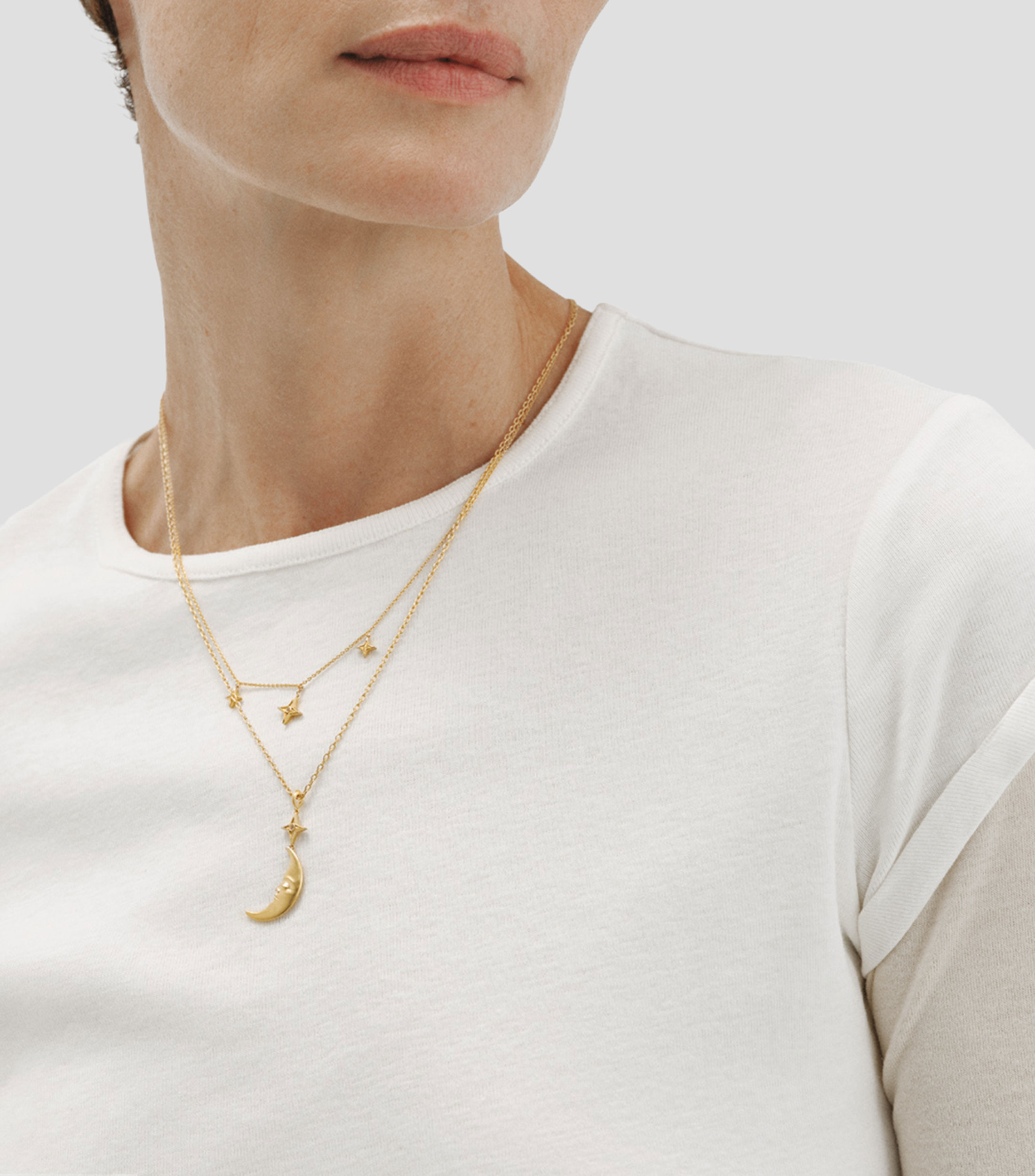 Collar en plata .925 con topacio Stars Mujer