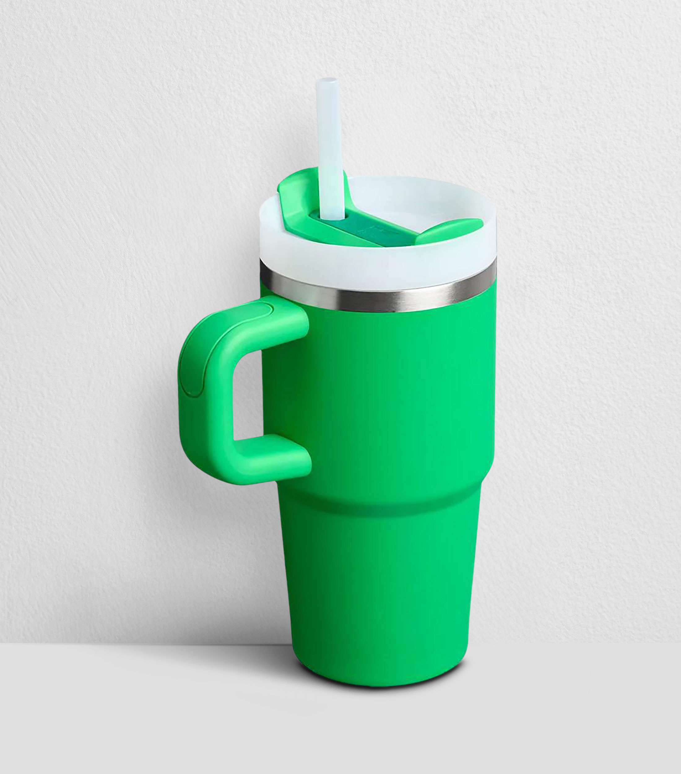 Termo Stanley Quencher Meadow en acero inoxidable con popote, 591 ml
