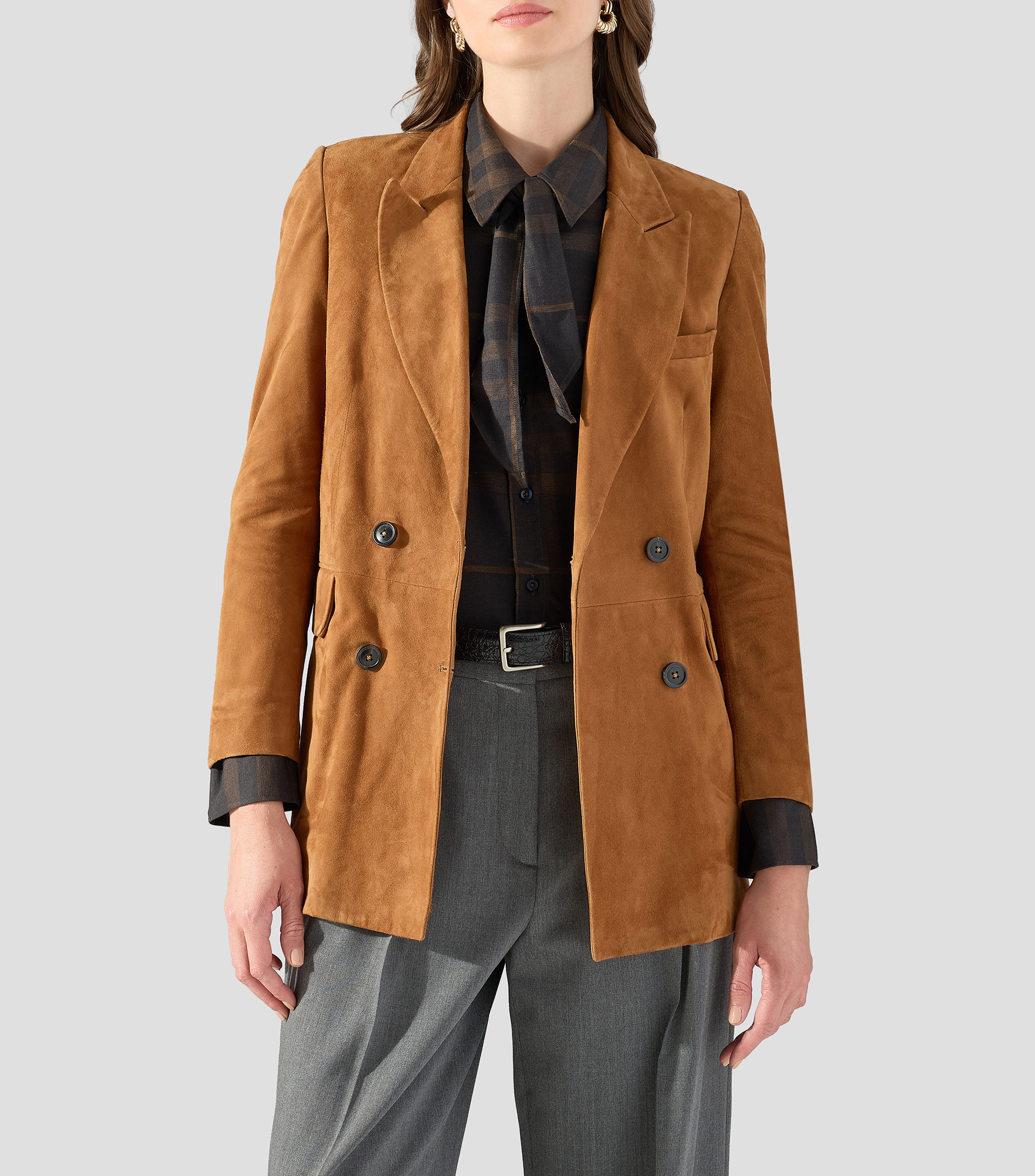 Blazer liso Mujer