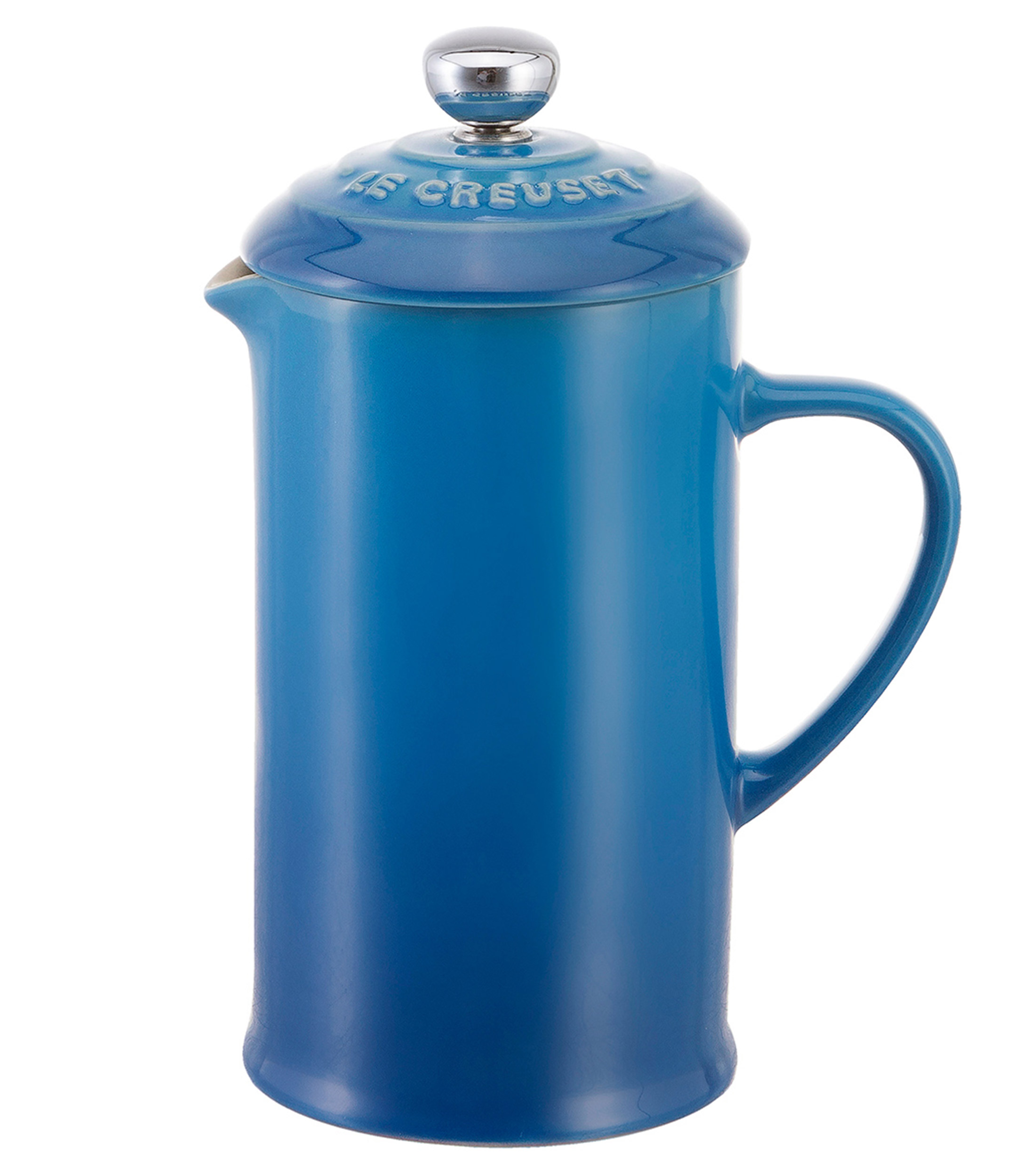 Le Creuset Mini Prensa Francesa azul marsella - El Palacio de Hierro