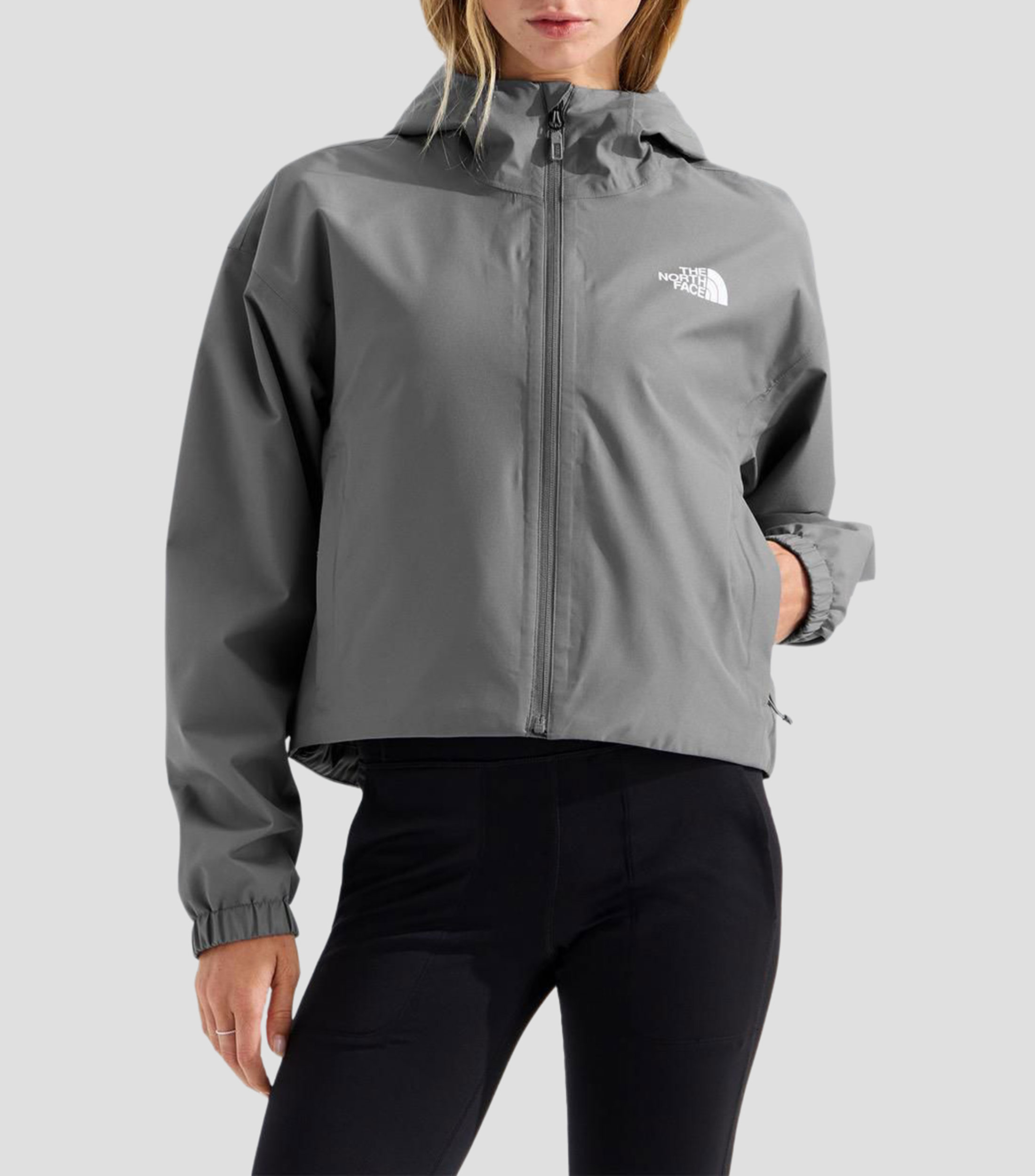 Chamarra corta impermeable W Quest Cropped Jacket con capucha Mujer