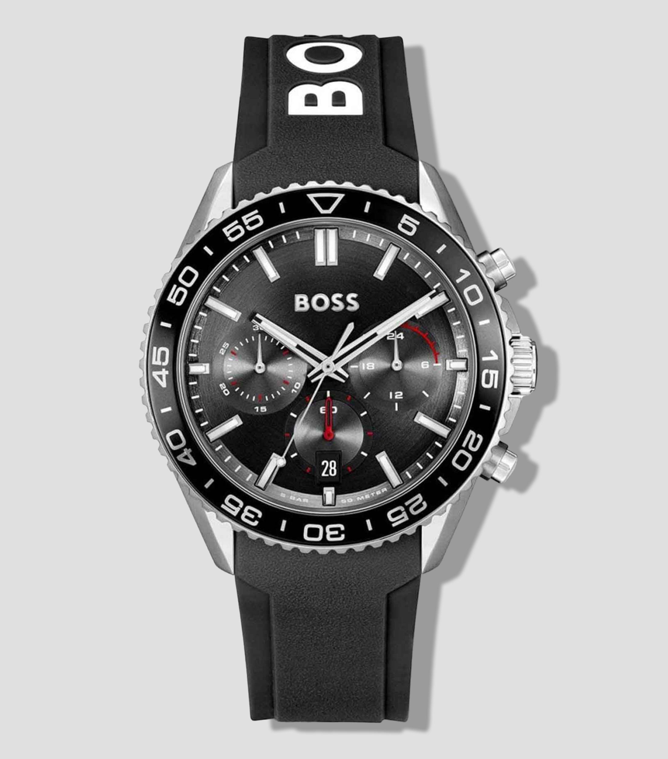 Reloj para Hombre Runner Casual, Plateado, Negro