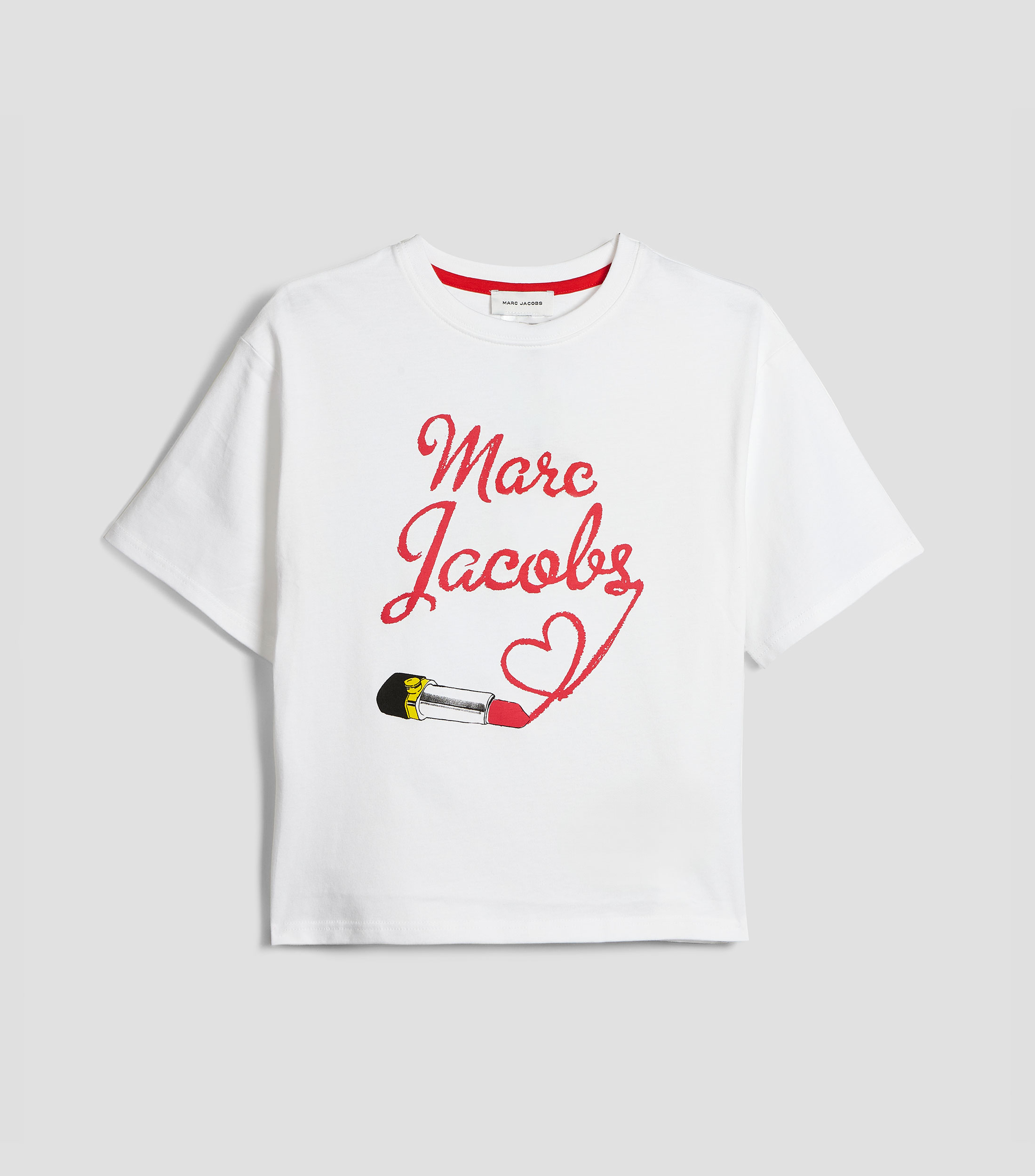 Playera cuello redondo manga corta estampada Niña