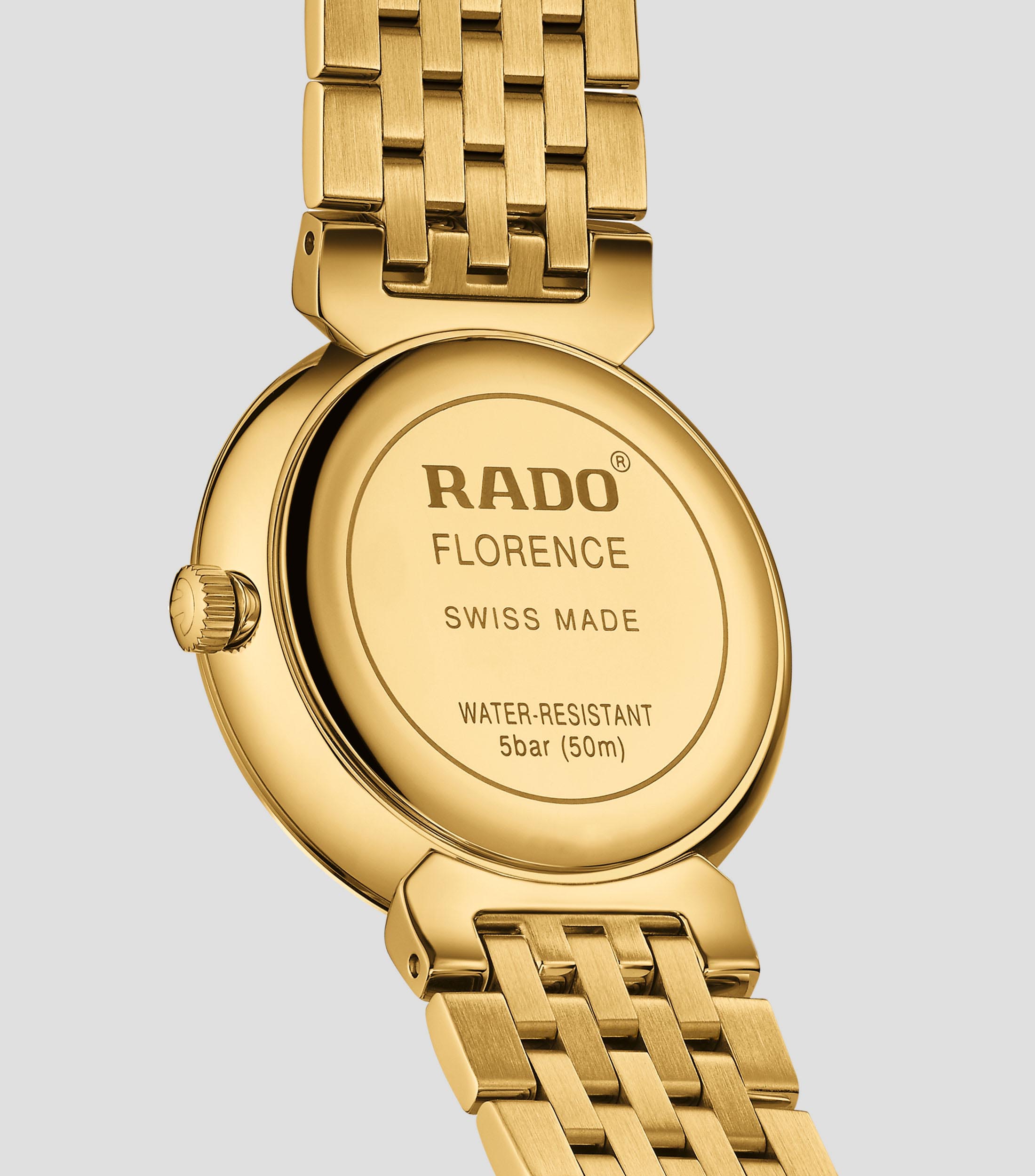 Reloj para Dama Cuarzo Florence Diamonds Classic Carátula Dorada