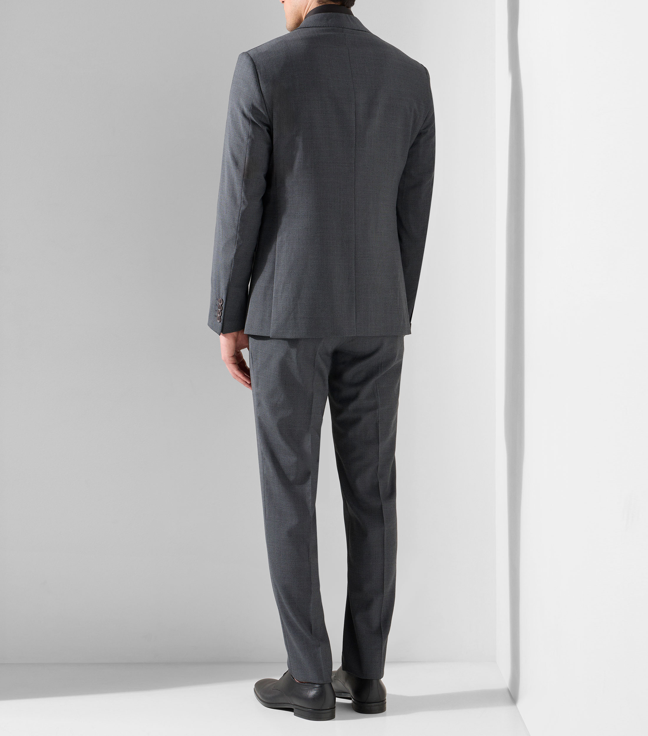 Traje de corte regular con pata de gallo Hombre